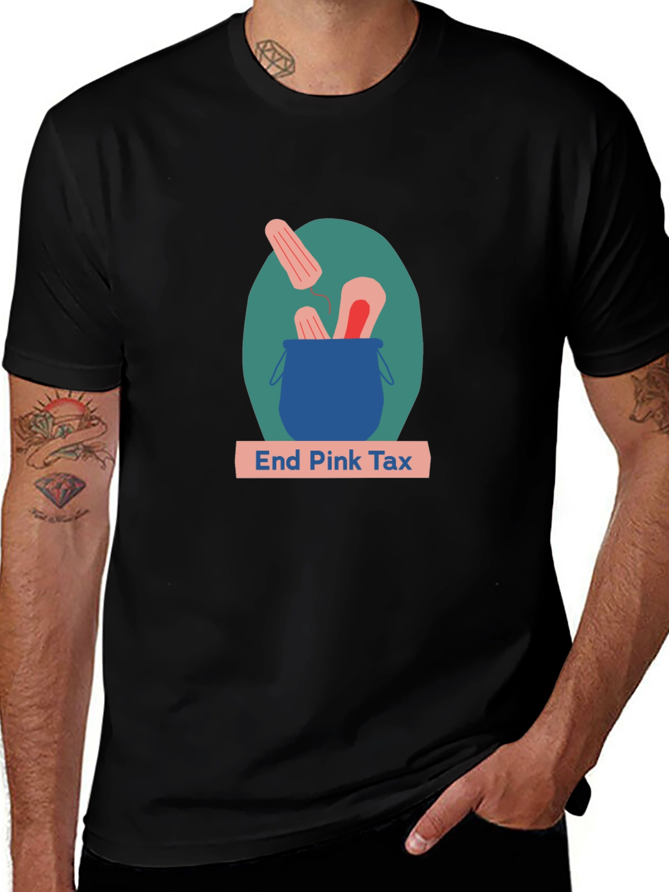 End Pink Tax Graphic T-Shirt