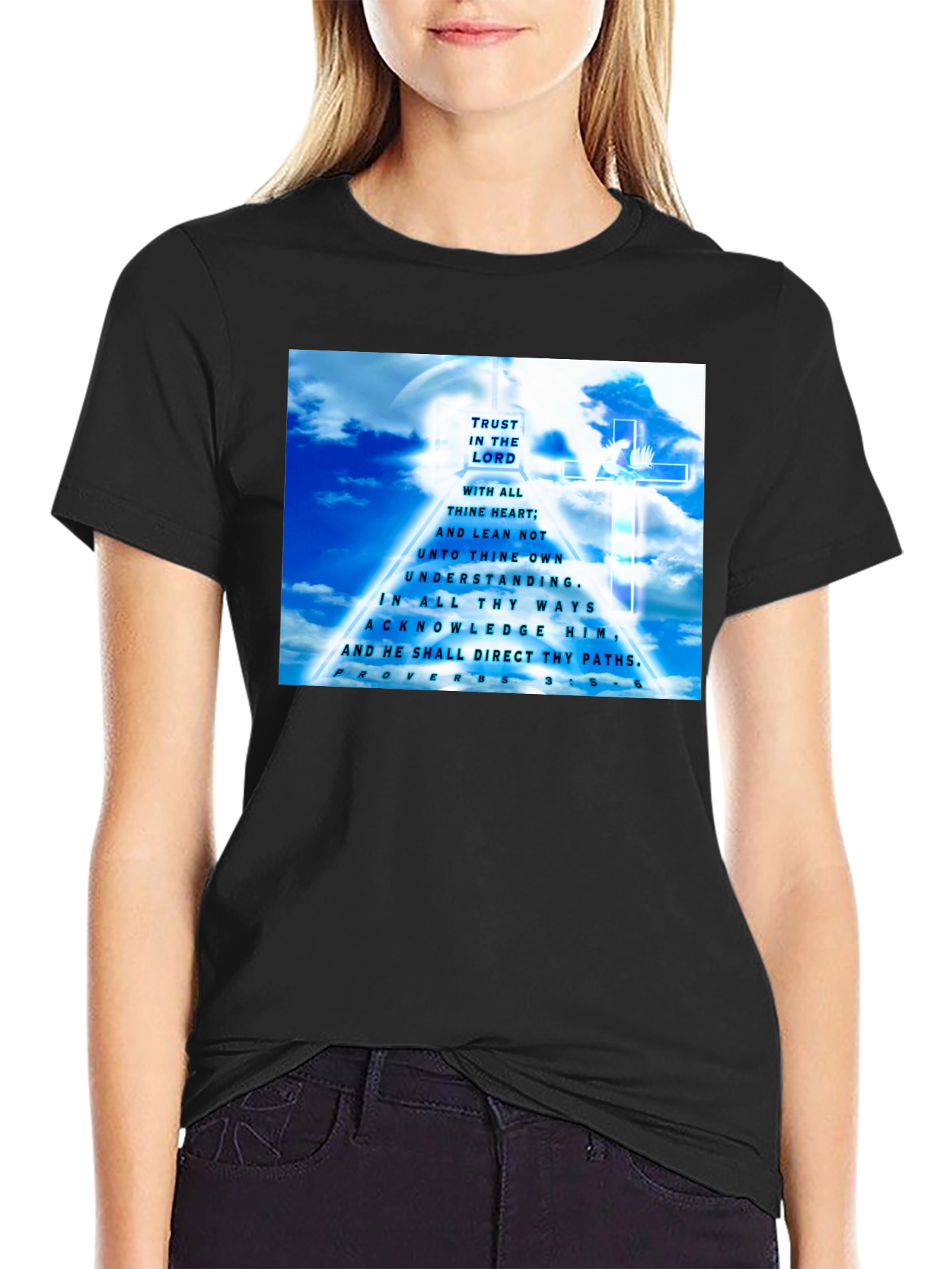 Trust in the Lord T-Shirt Christian Verse
