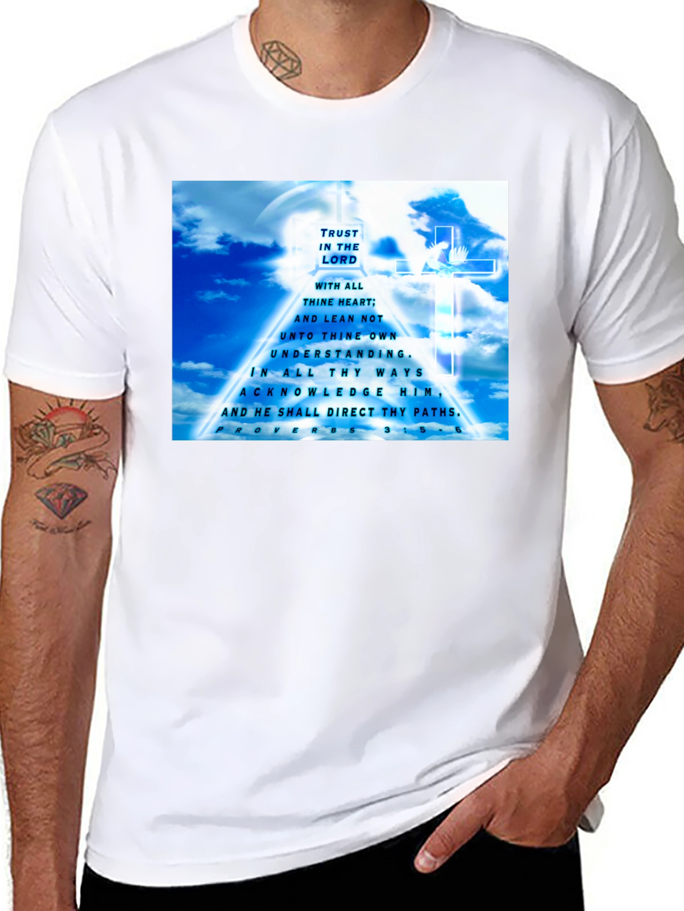 Trust in the Lord T-Shirt Christian Verse