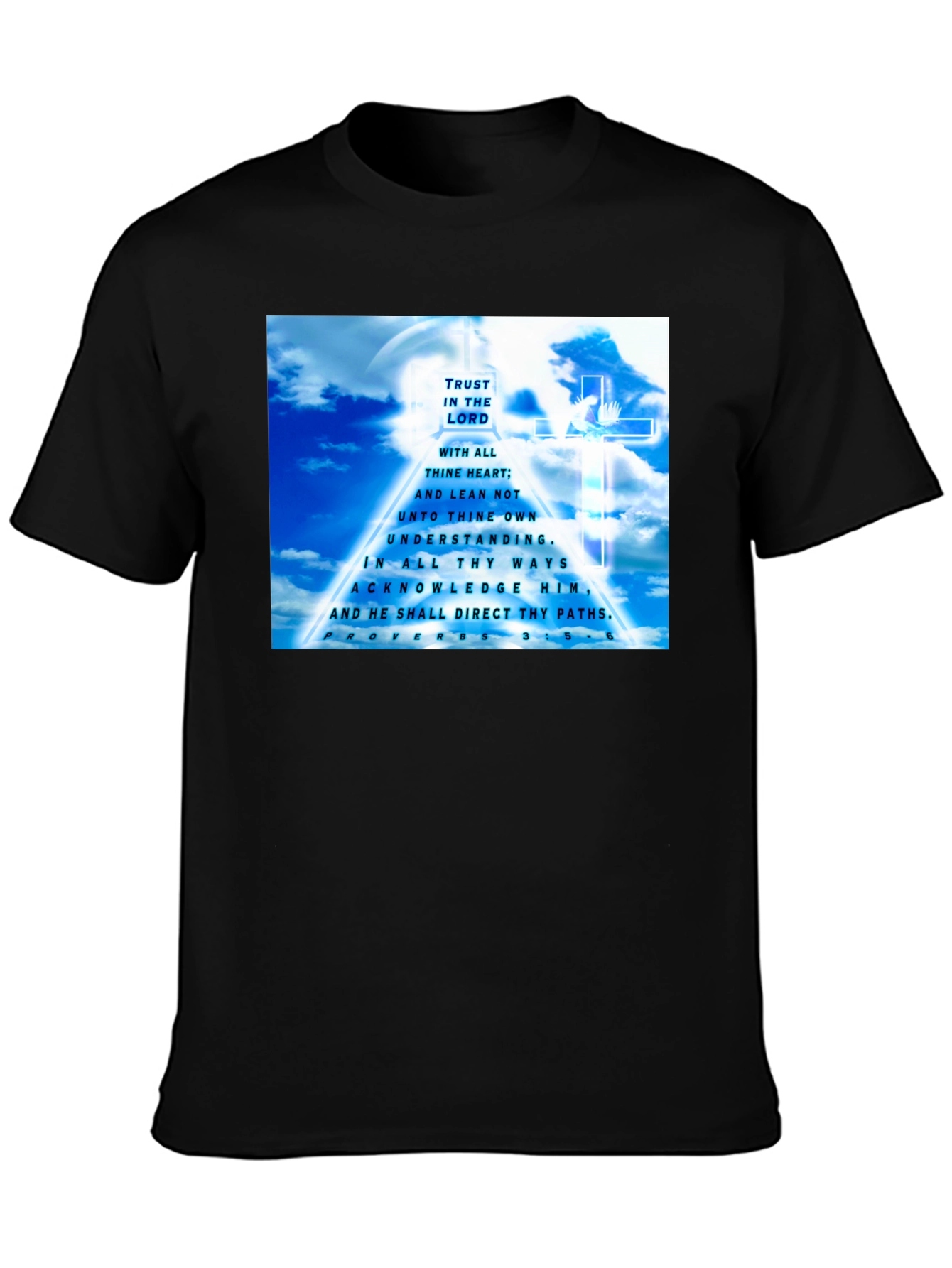 Trust in the Lord T-Shirt Christian Verse