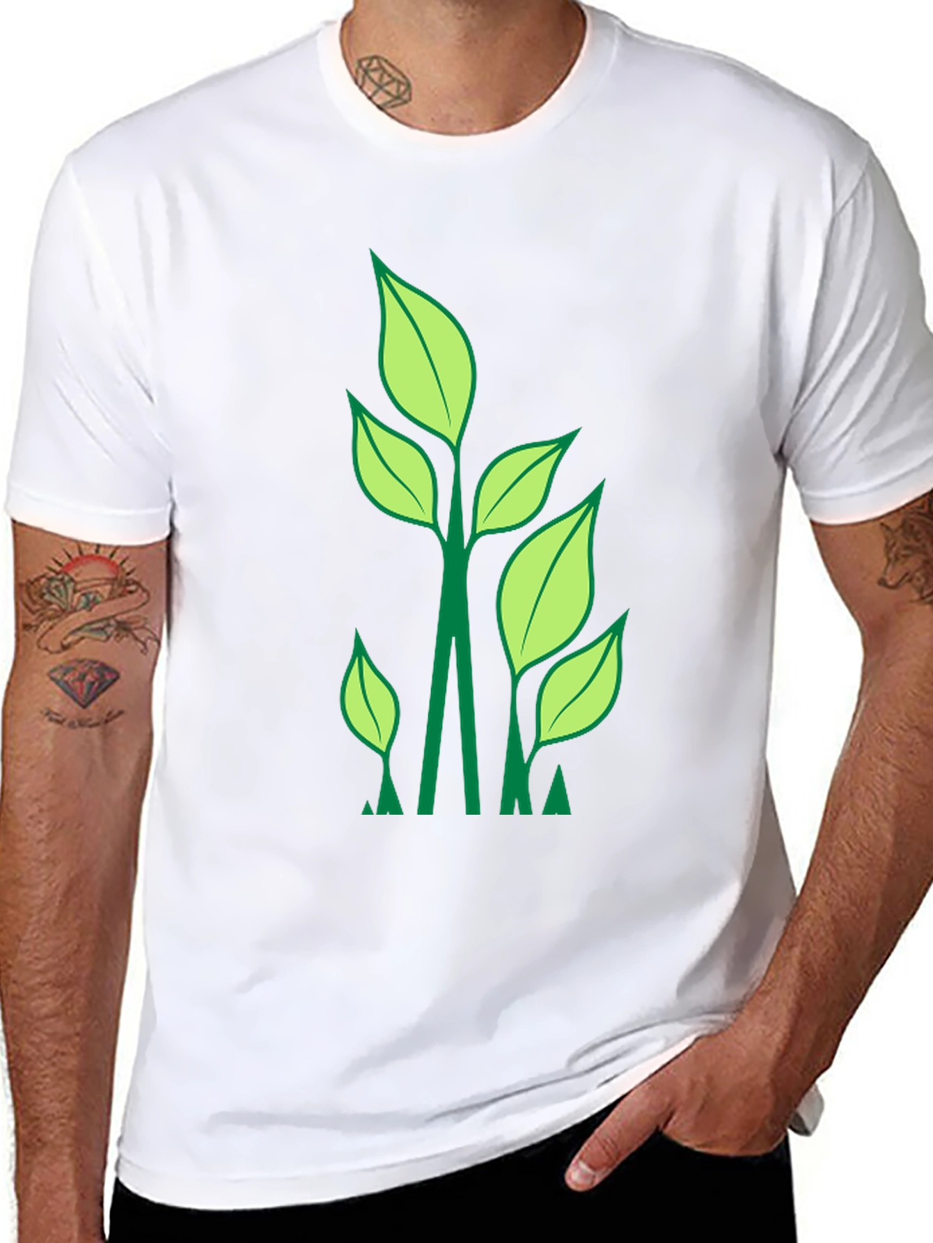 Green Sprout Graphic T-Shirt