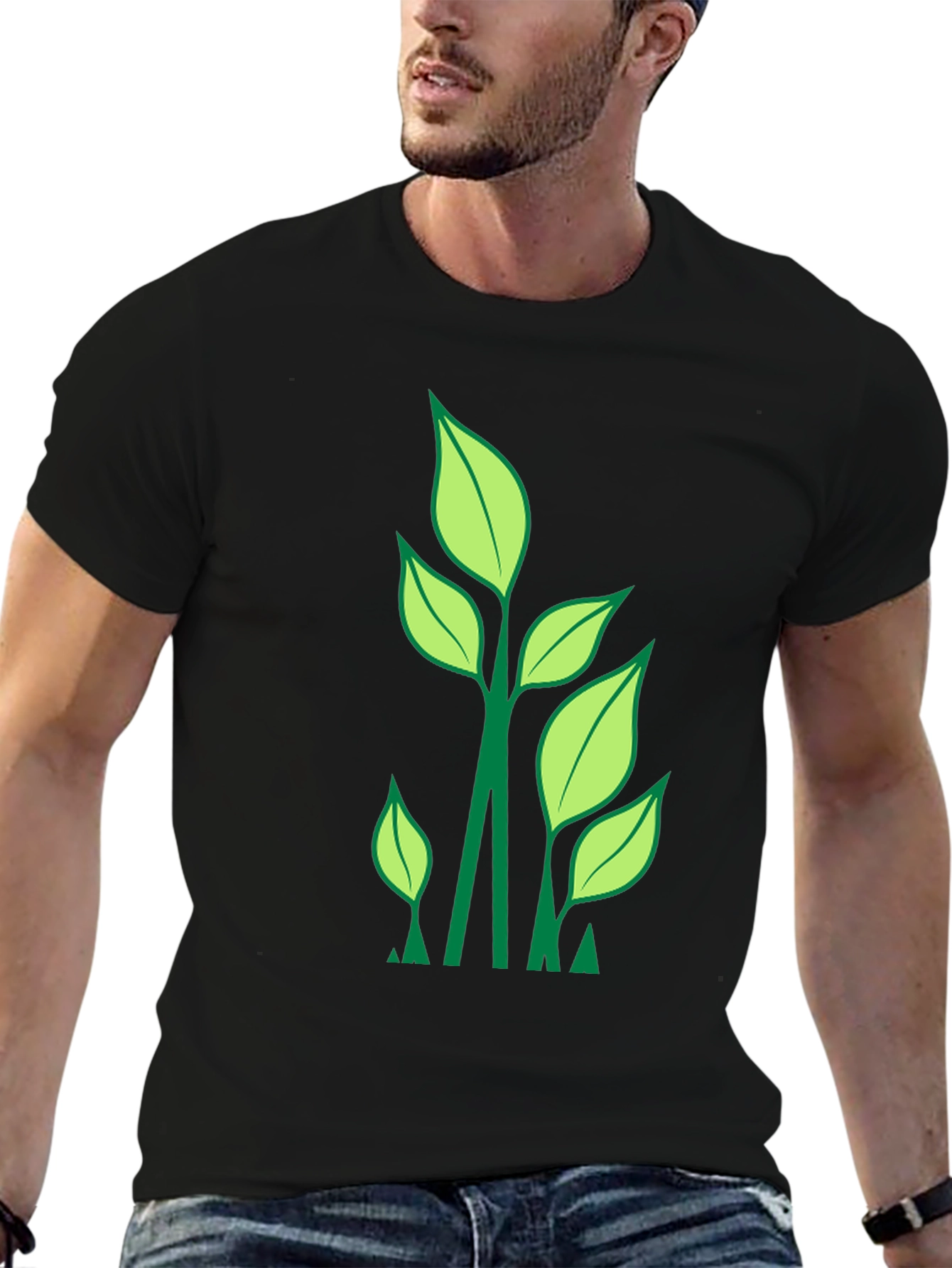 Green Sprout Graphic T-Shirt
