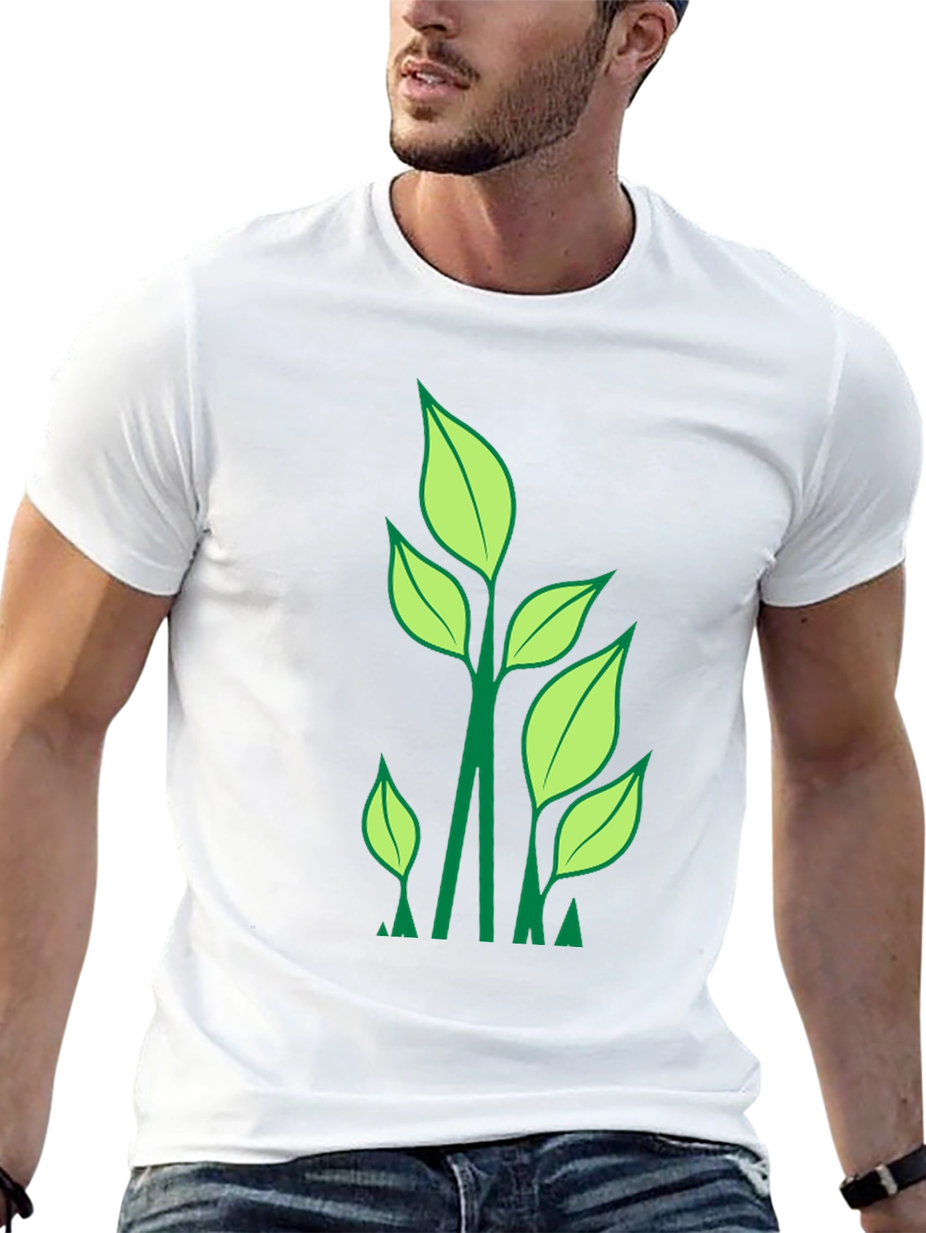 Green Sprout Graphic T-Shirt