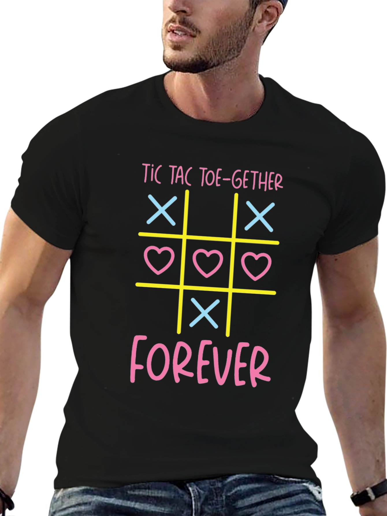 Tic Tac Toe-gether Forever Graphic Tee