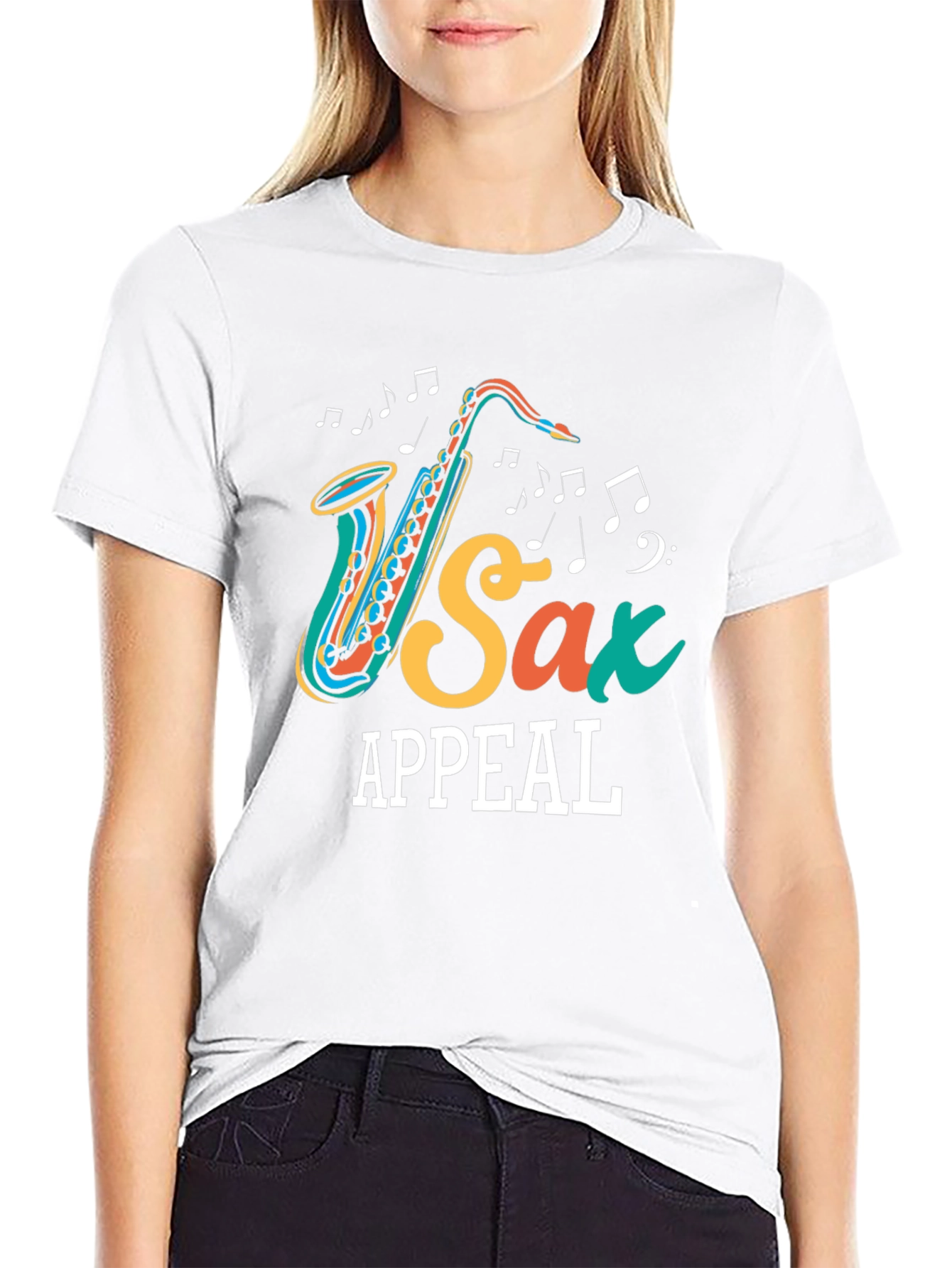 Sax Appeal Graphic Tee - Music Lovers T-Shirt
