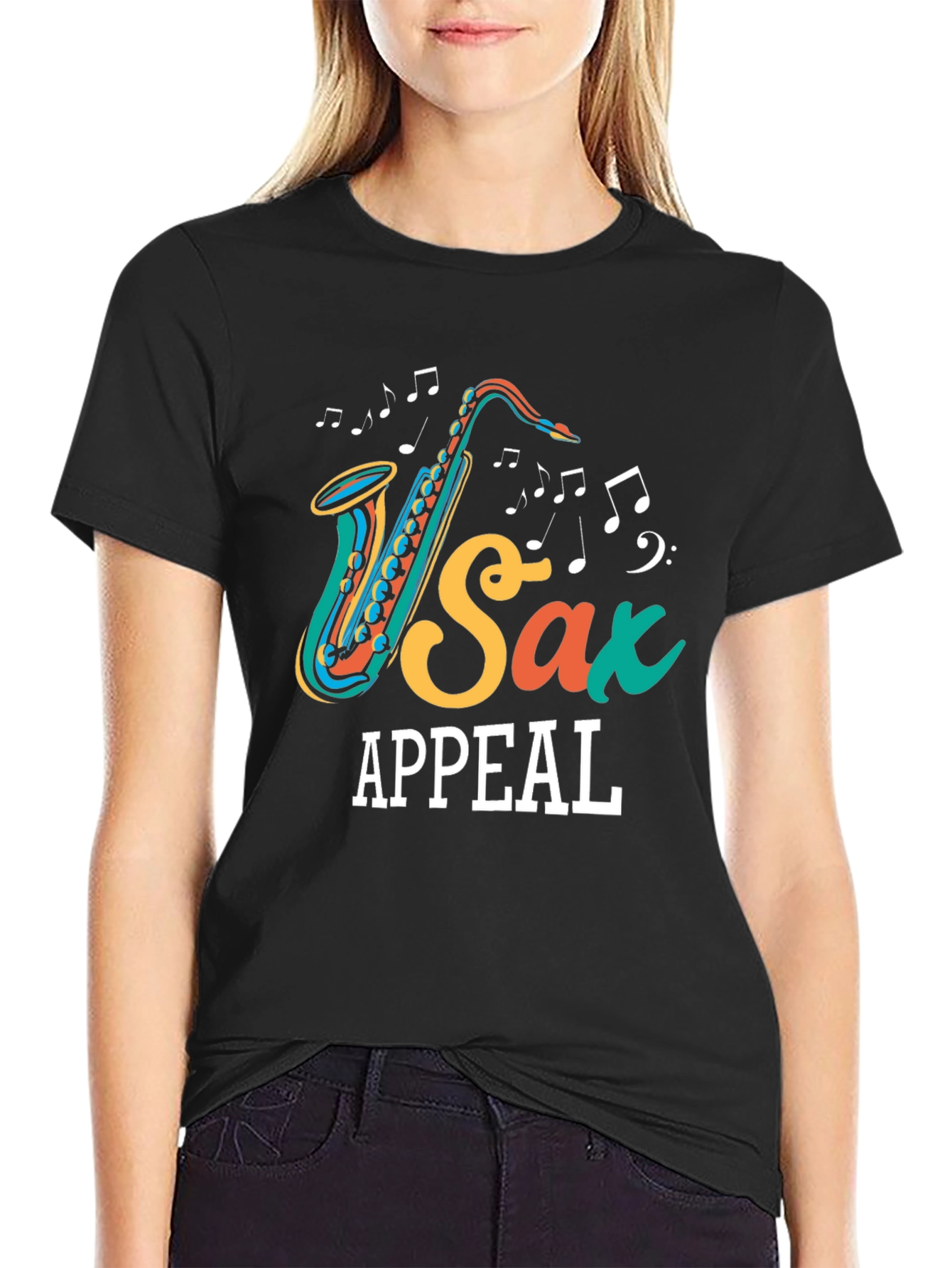 Sax Appeal Graphic Tee - Music Lovers T-Shirt