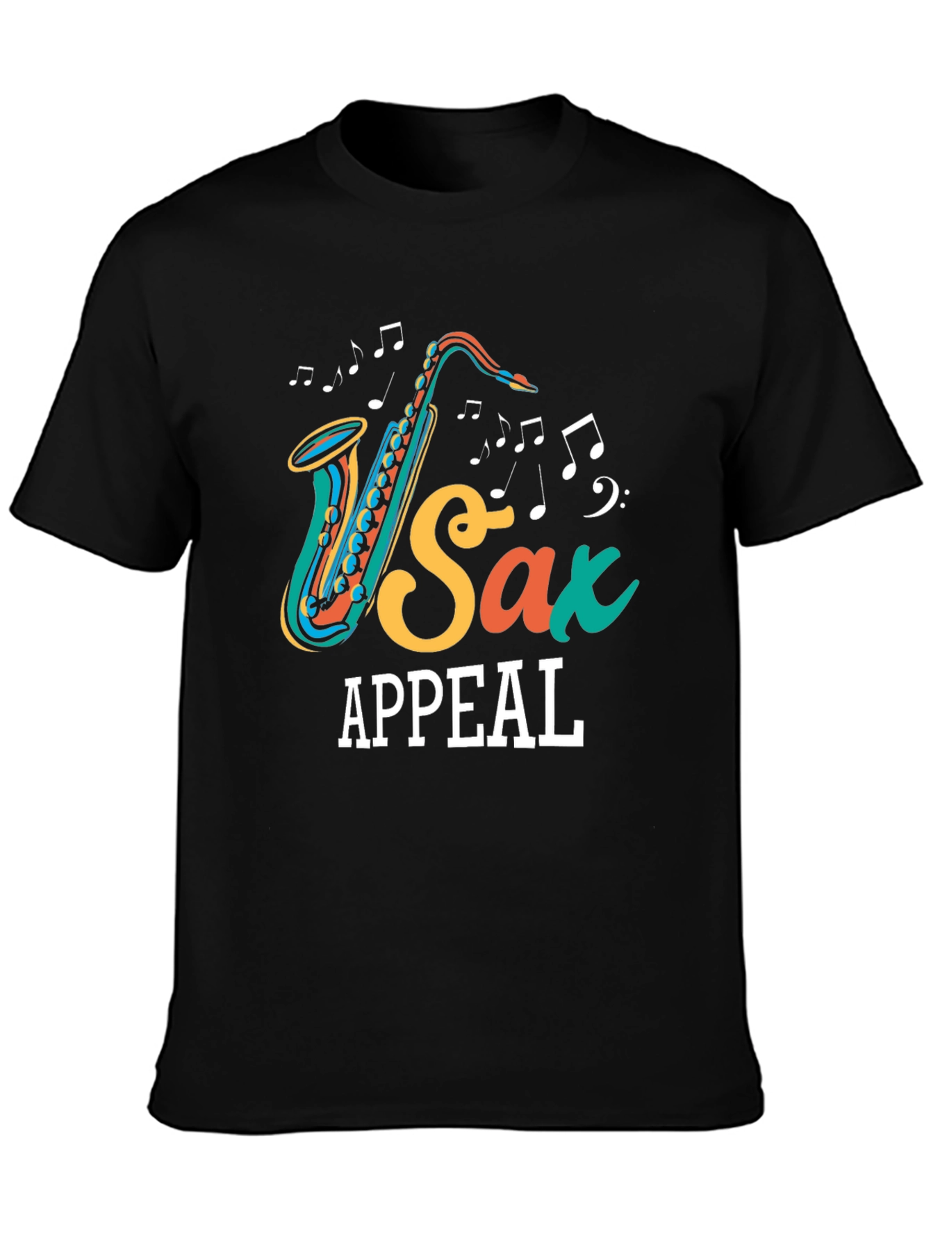 Sax Appeal Graphic Tee - Music Lovers T-Shirt