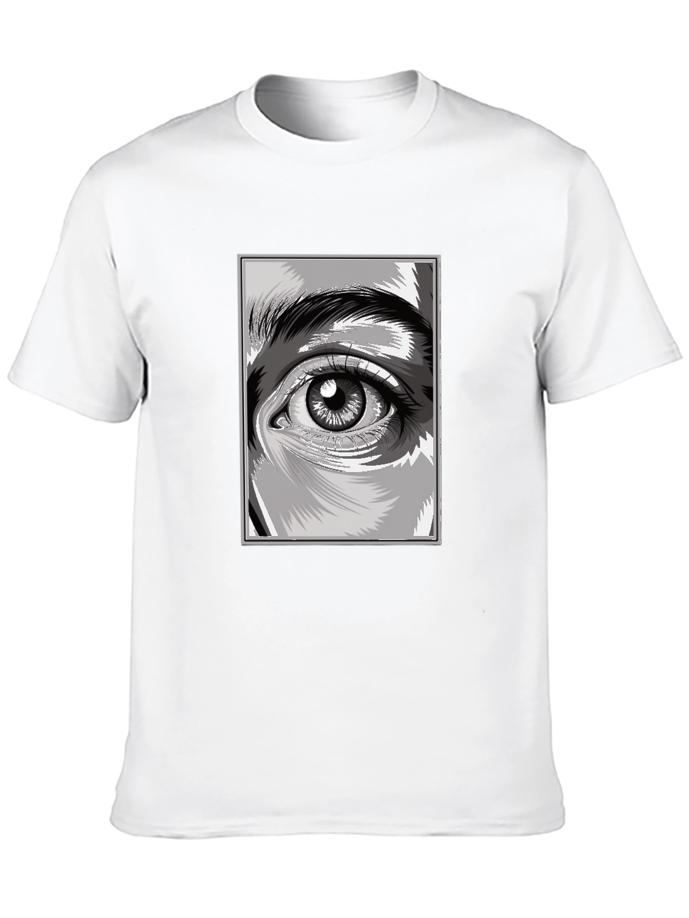 Eye Graphic Black T-Shirt - Unique Design
