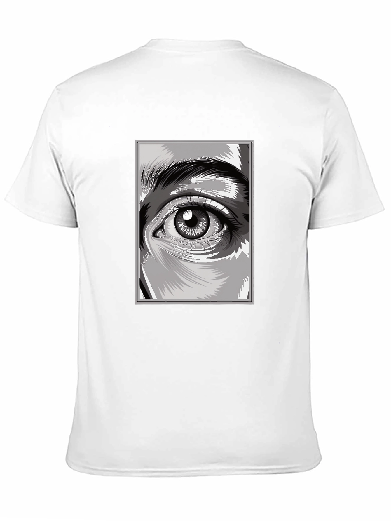 Eye Graphic Black T-Shirt - Unique Design