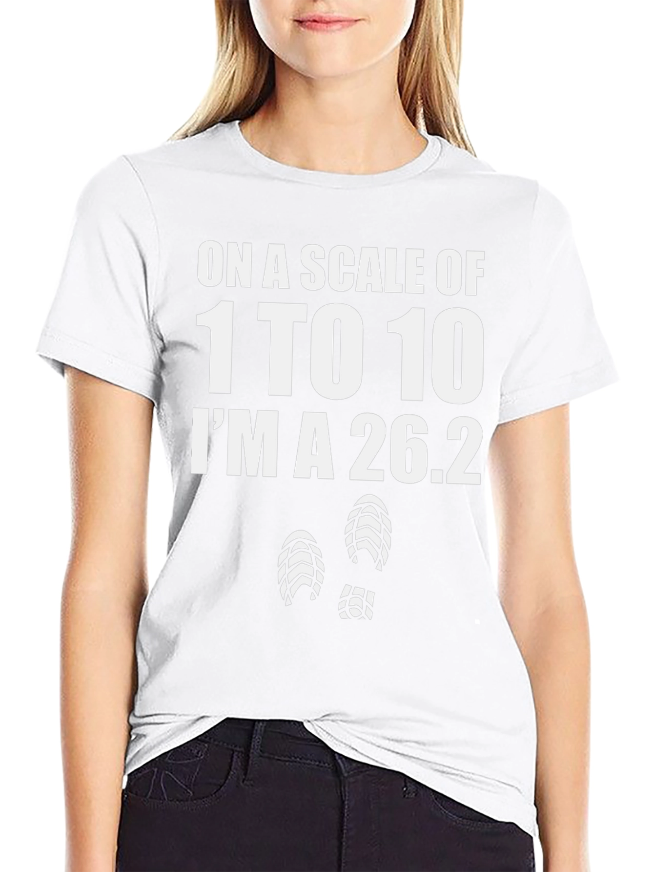 Marathon Runner T-Shirt: 1 to 10 Im a 26.2