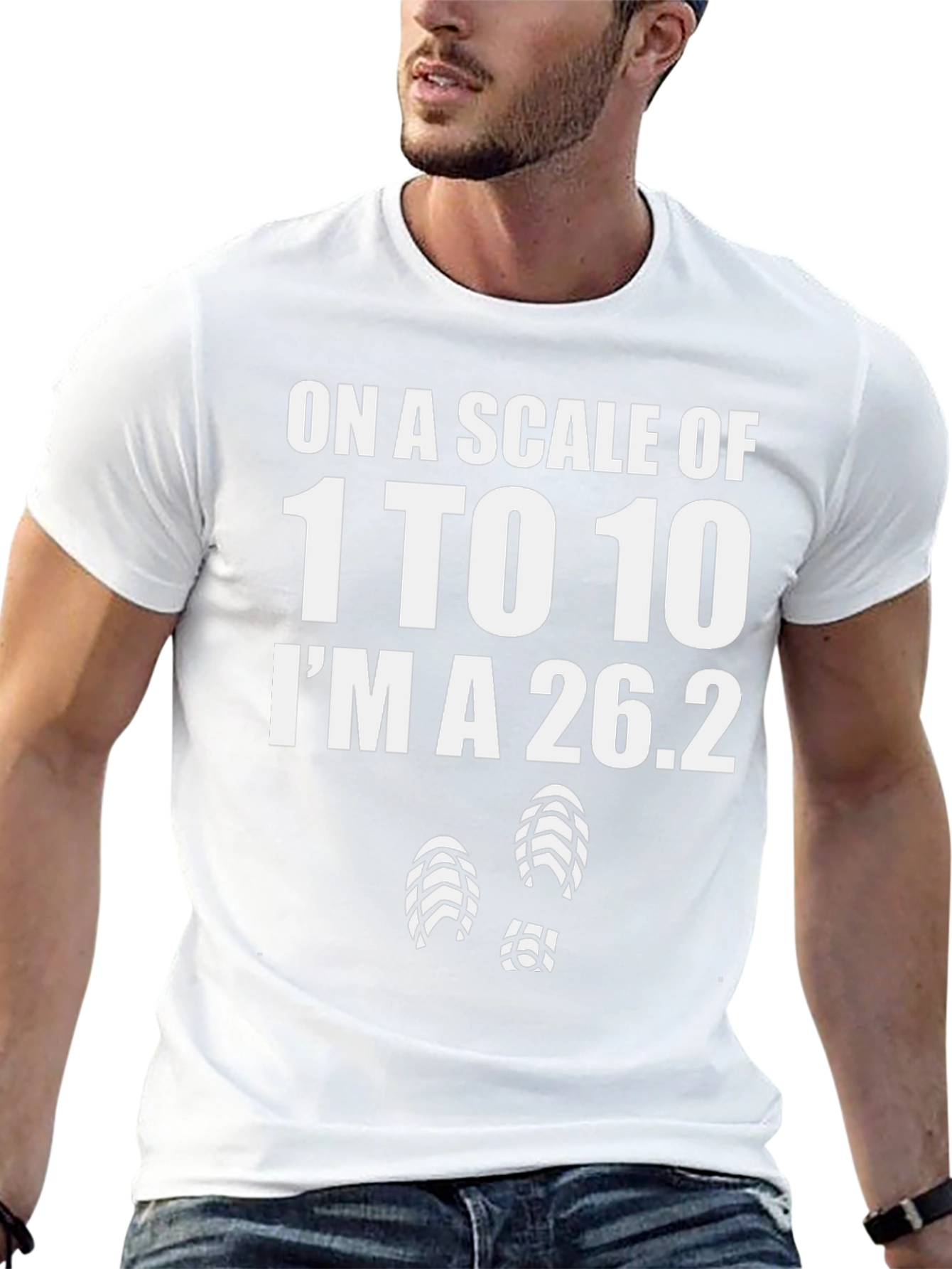 Marathon Runner T-Shirt: 1 to 10 Im a 26.2