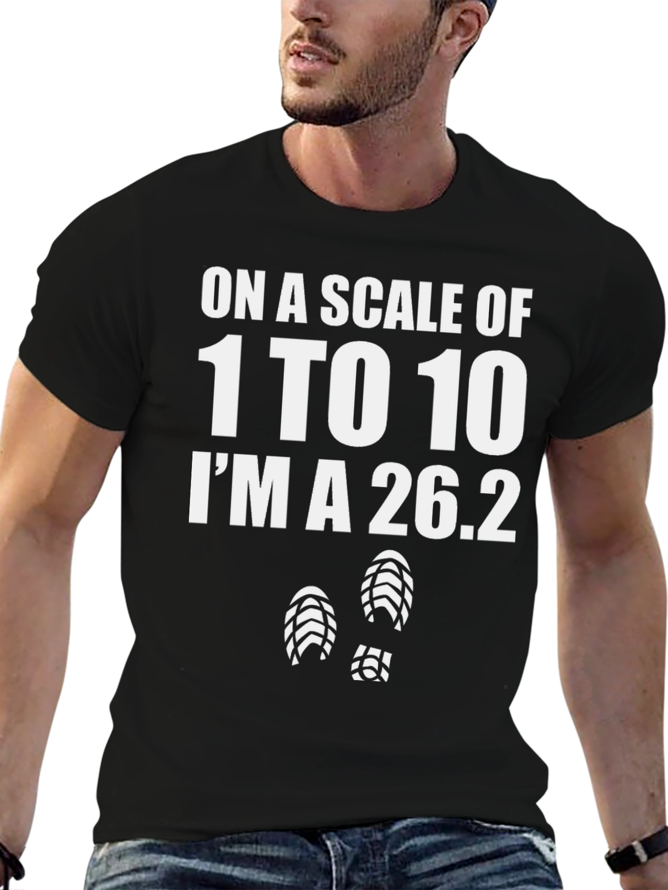 Marathon Runner T-Shirt: 1 to 10 Im a 26.2