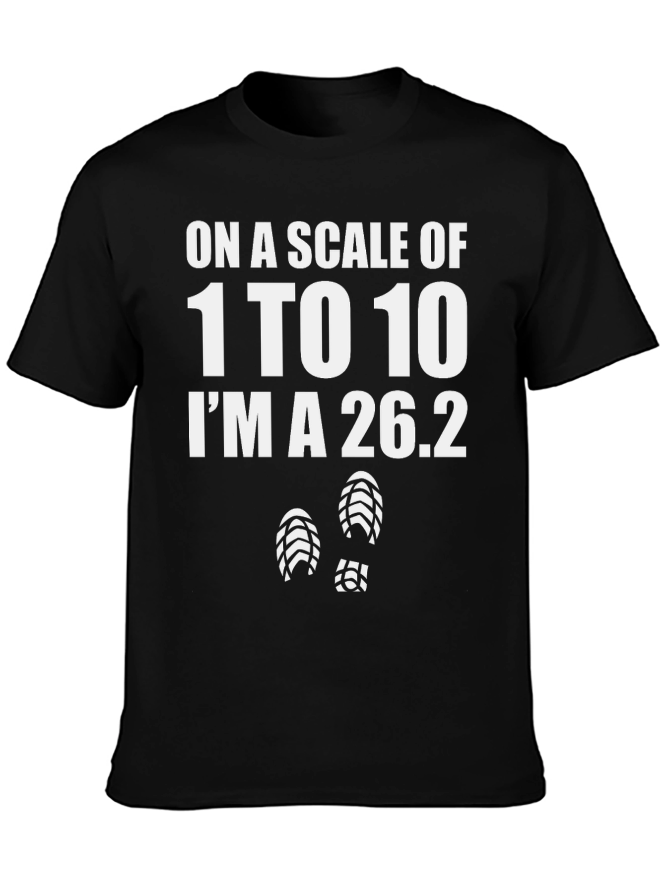 Marathon Runner T-Shirt: 1 to 10 Im a 26.2