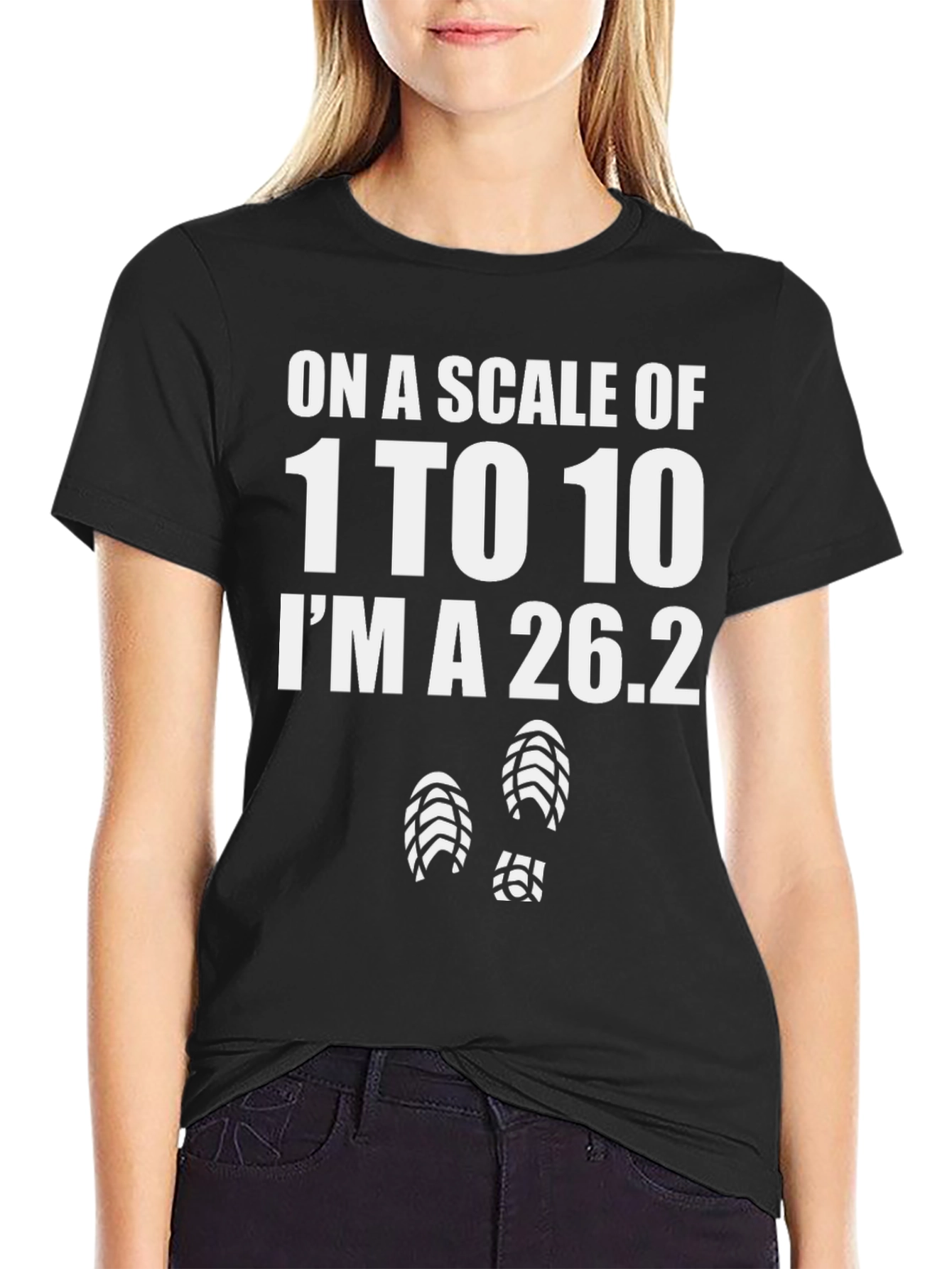 Marathon Runner T-Shirt: 1 to 10 Im a 26.2