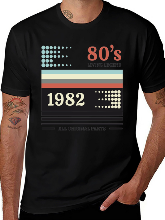 Retro 1982 40th Birthday T-Shirt - All Original Parts!