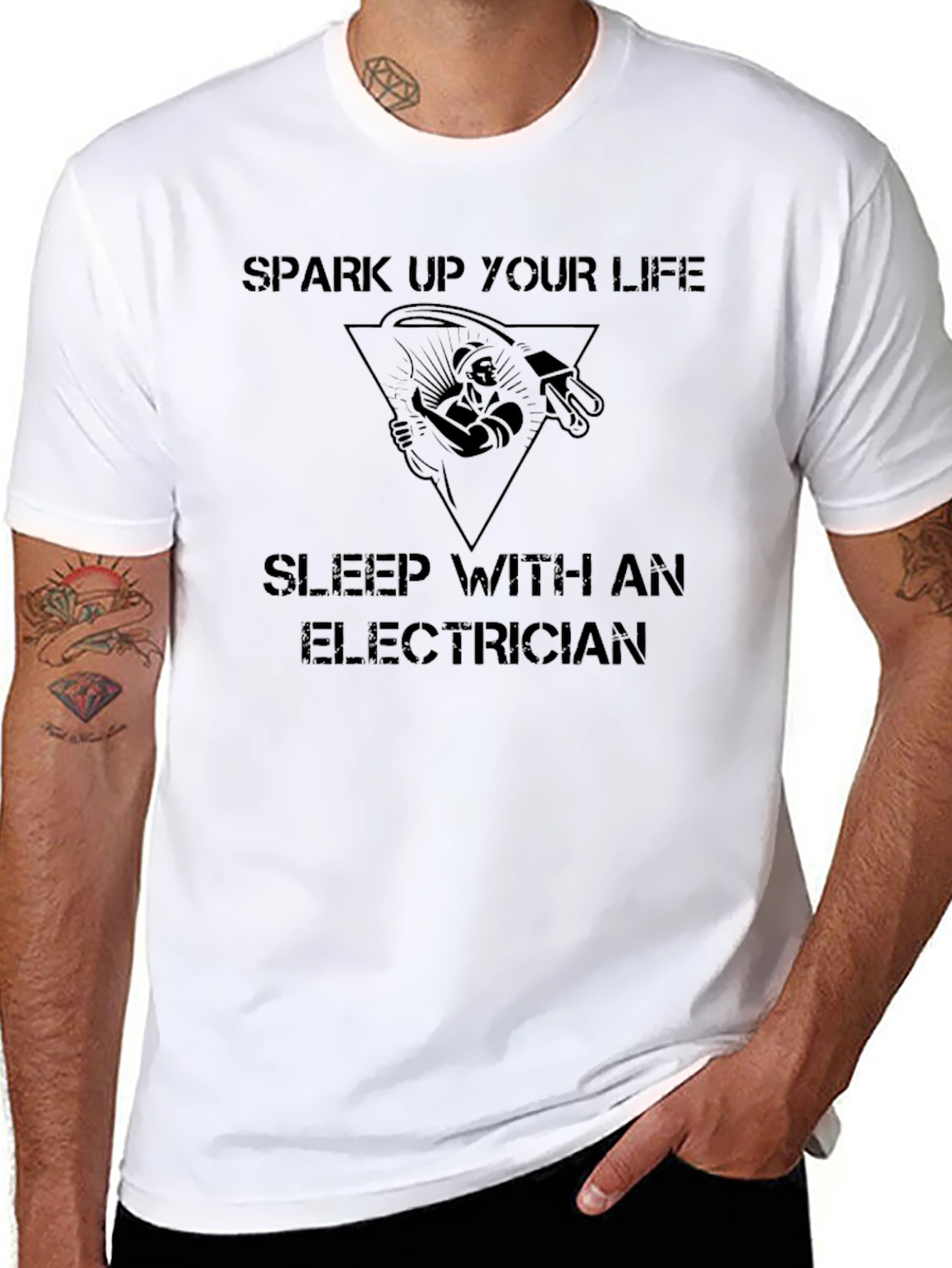 Spark Up Your Life Electrician T-Shirt