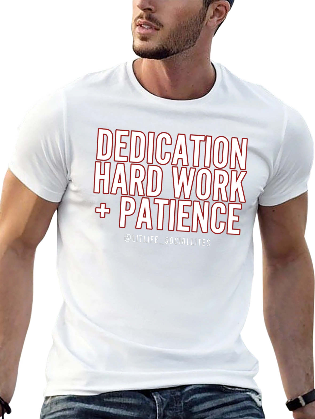 Dedication Hard Work Patience Graphic Tee