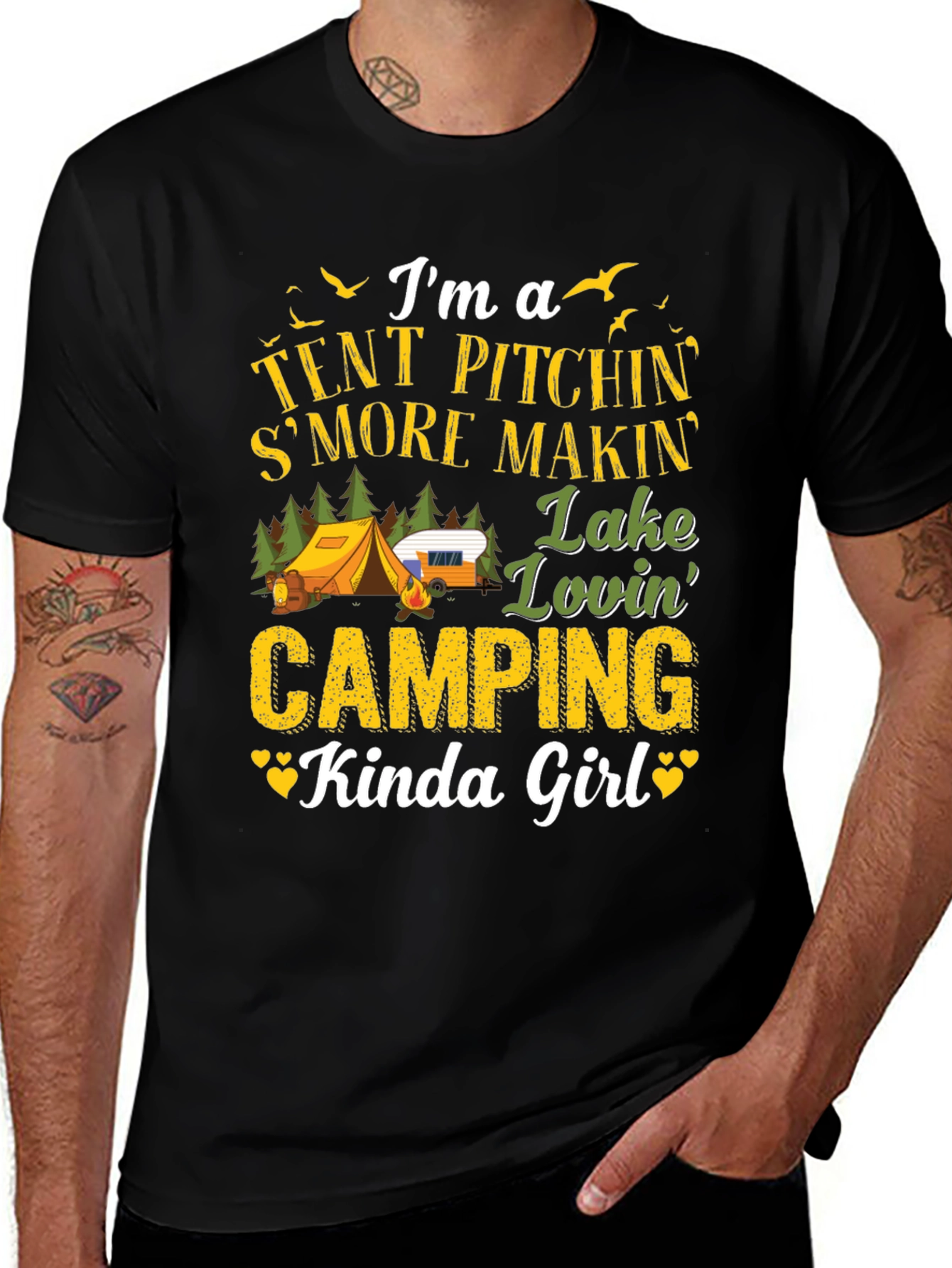 Camping Kinda Girl Graphic Tee