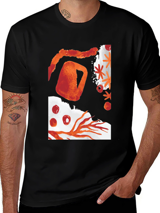Abstract Graphic Print T-Shirt