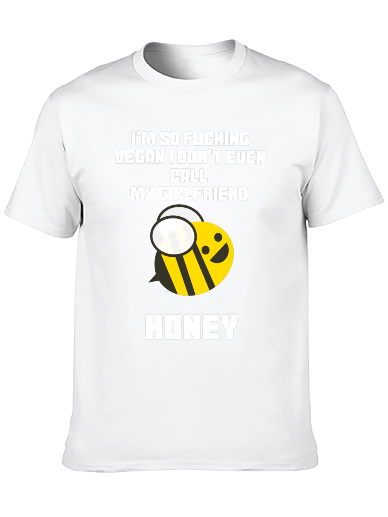 Vegan Honey Bee Humor Tee