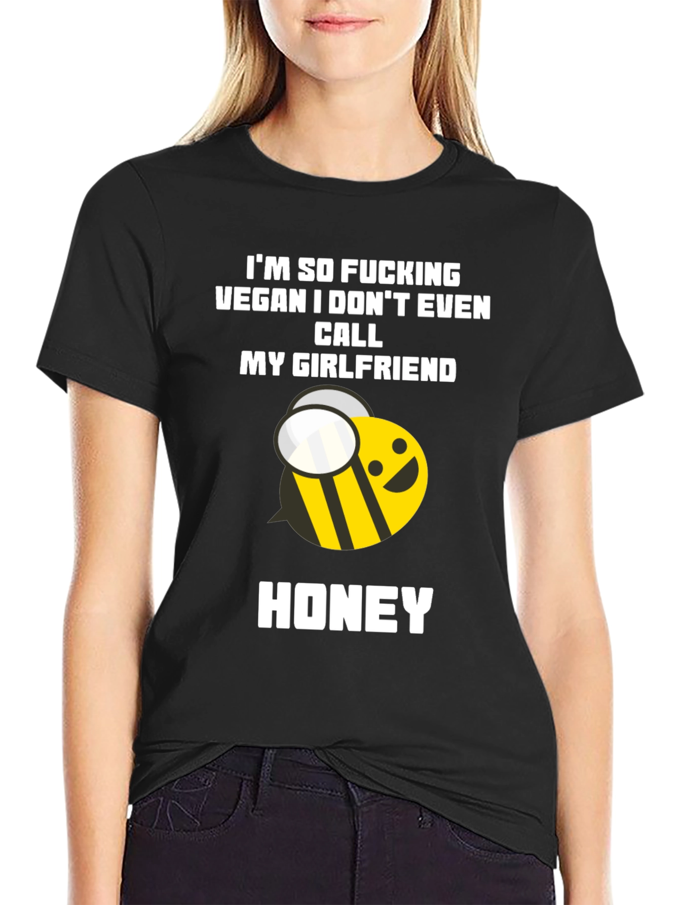 Vegan Honey Bee Humor Tee