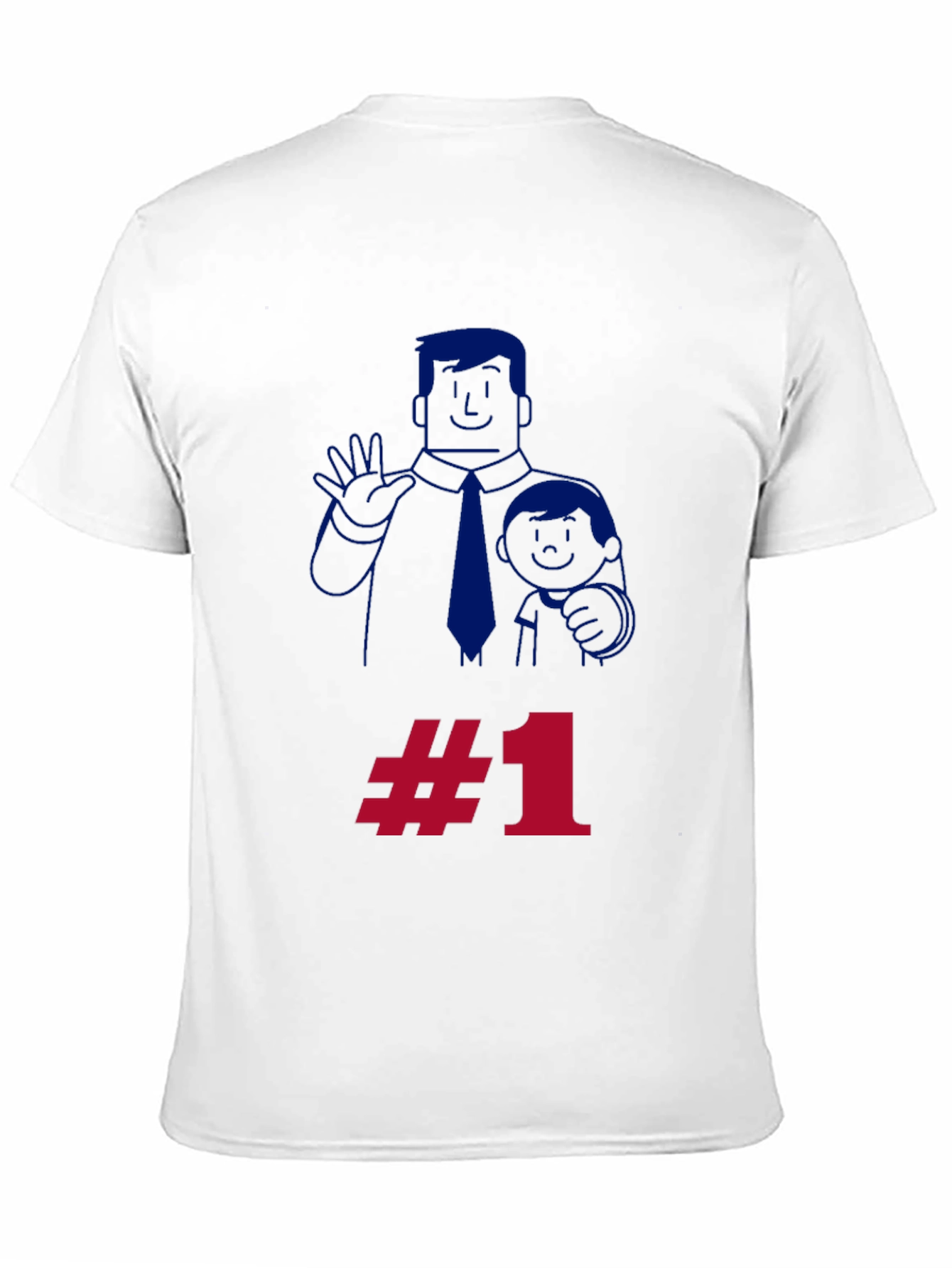 Cool Dad #1 T-Shirt Fathers Day Gift