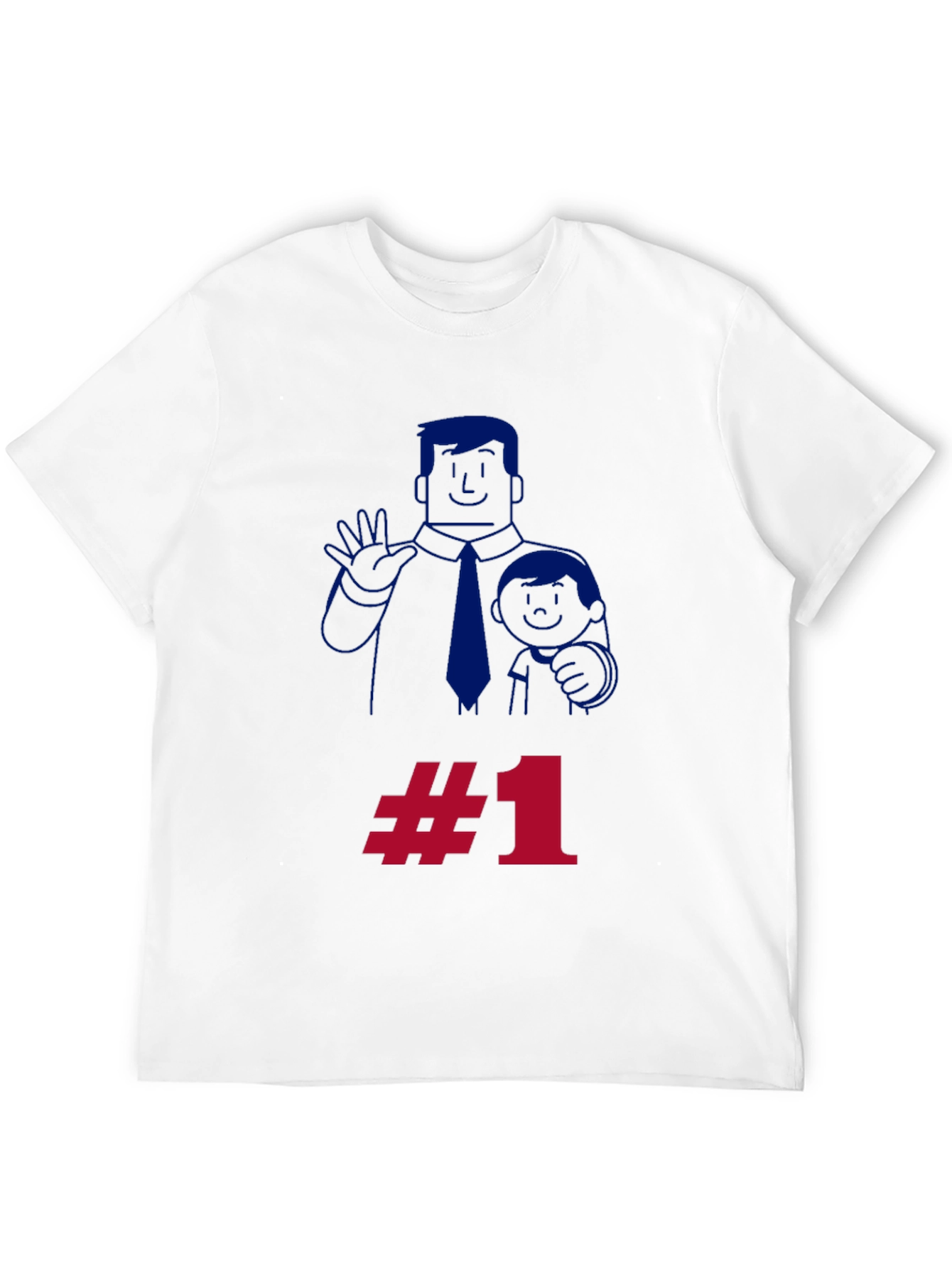 Cool Dad #1 T-Shirt Fathers Day Gift