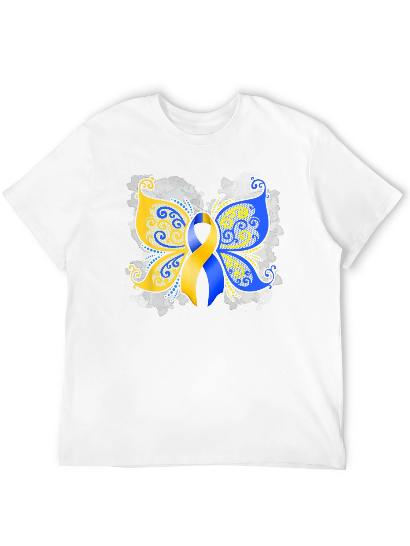 Down Syndrome Awareness Butterfly T-Shirt