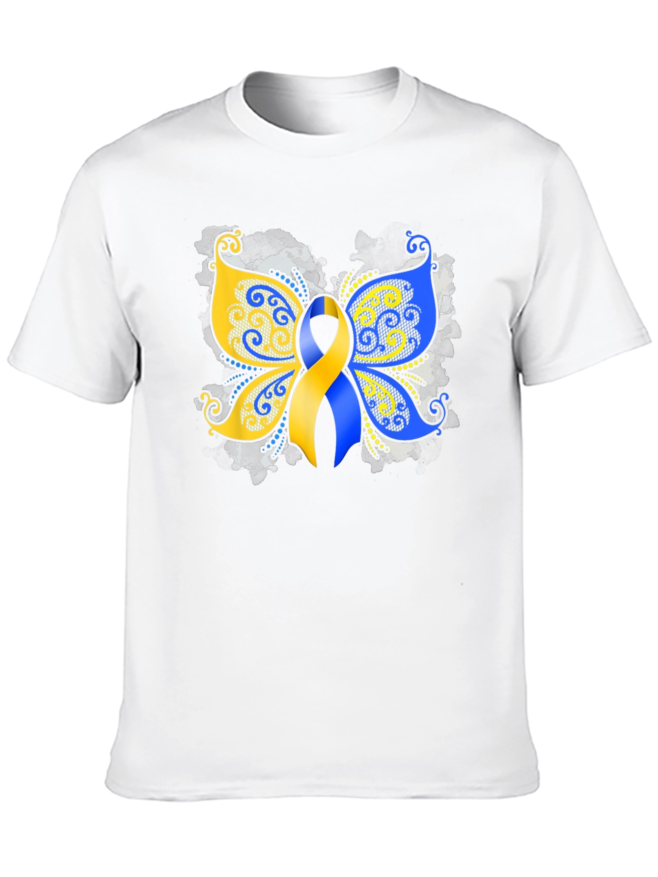 Down Syndrome Awareness Butterfly T-Shirt