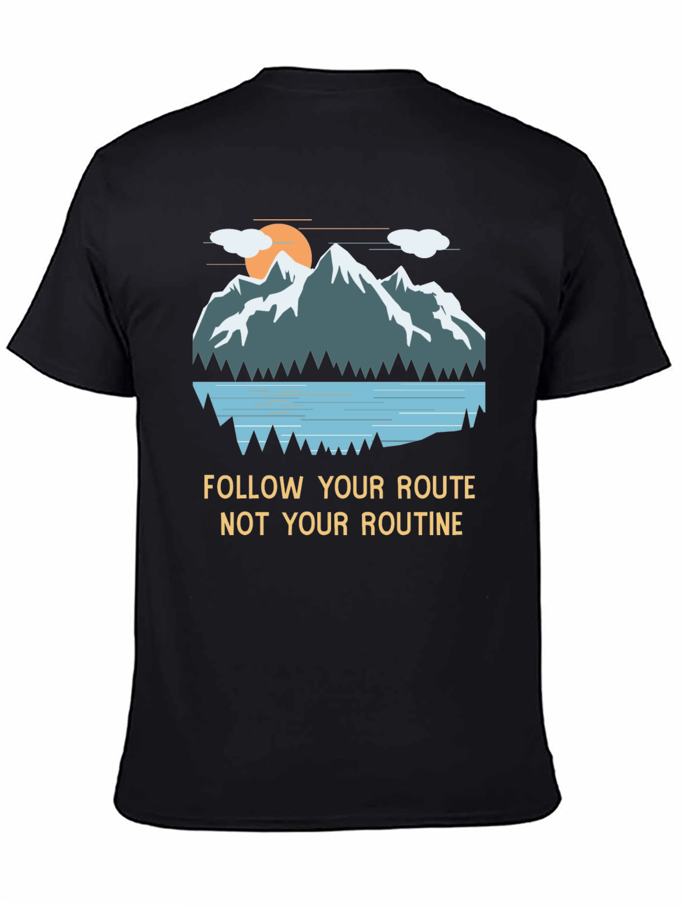 Mountain Graphic Tee - Follow Your Route