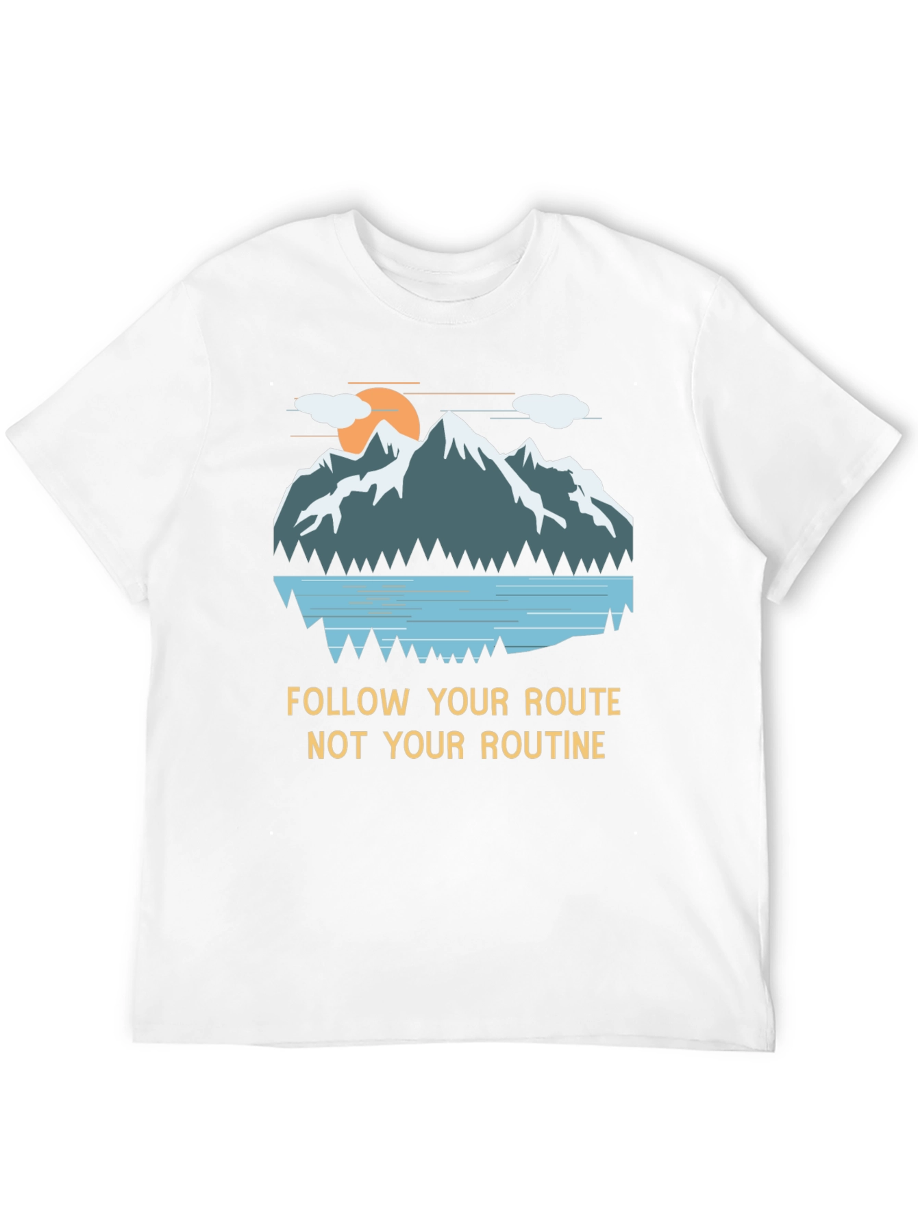 Mountain Graphic Tee - Follow Your Route