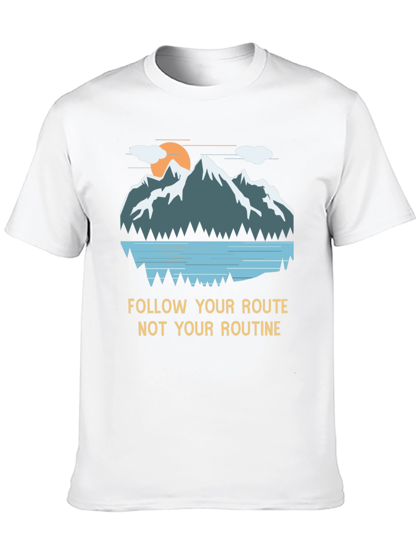 Mountain Graphic Tee - Follow Your Route