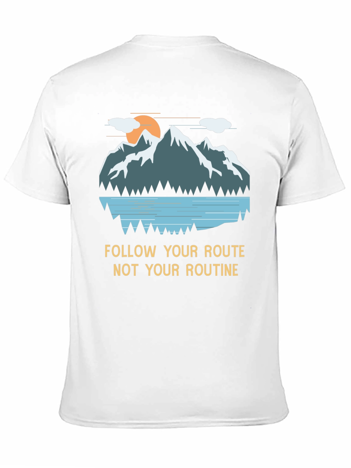 Mountain Graphic Tee - Follow Your Route