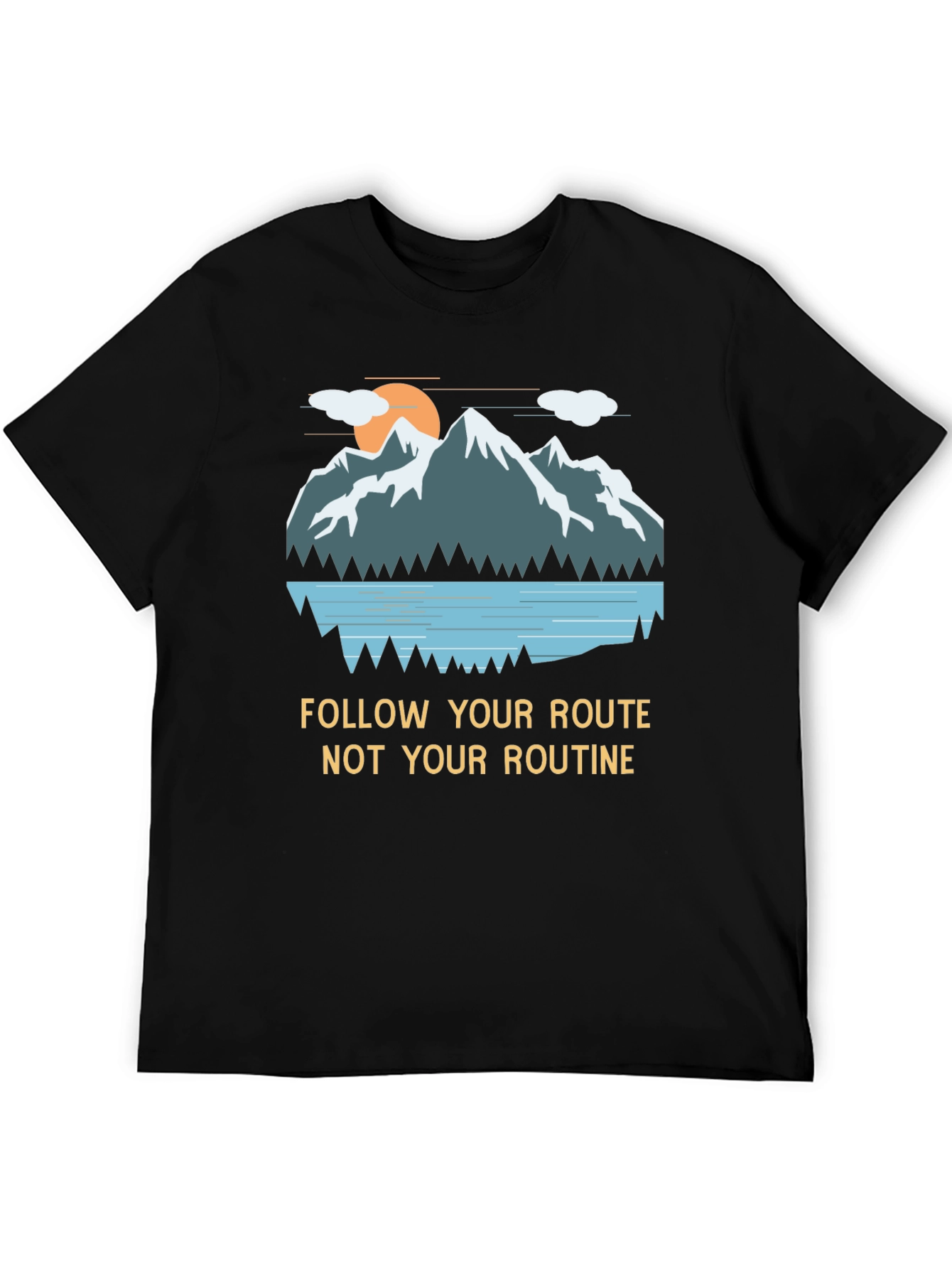 Mountain Graphic Tee - Follow Your Route