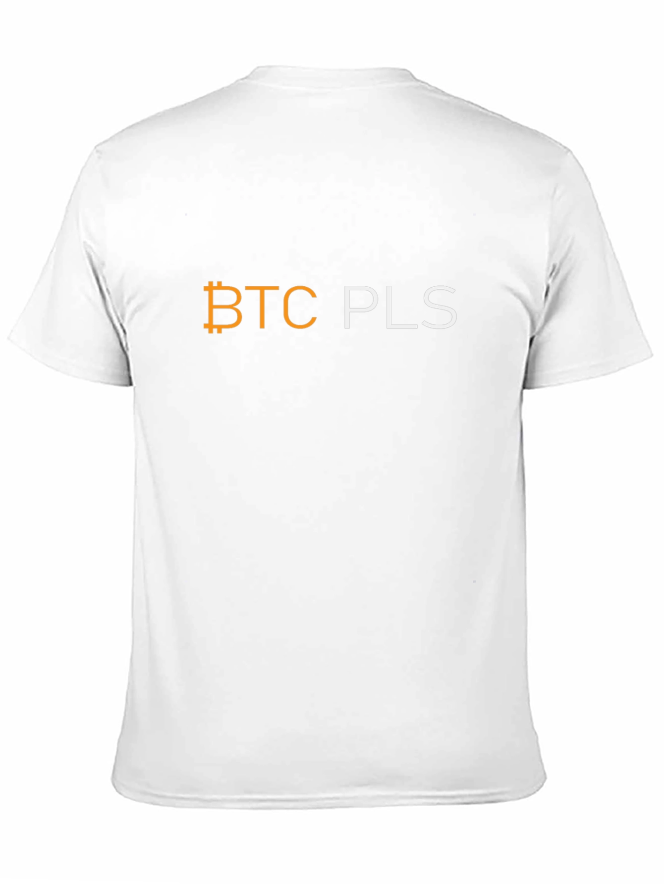 BTC PLS Black T-Shirt - Crypto Bitcoin Tee