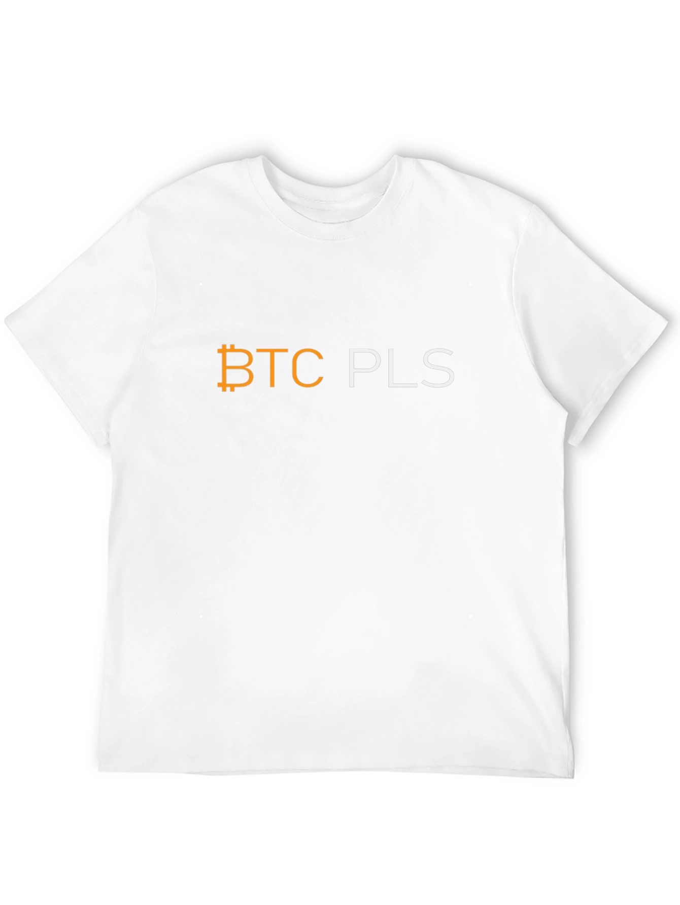 BTC PLS Black T-Shirt - Crypto Bitcoin Tee