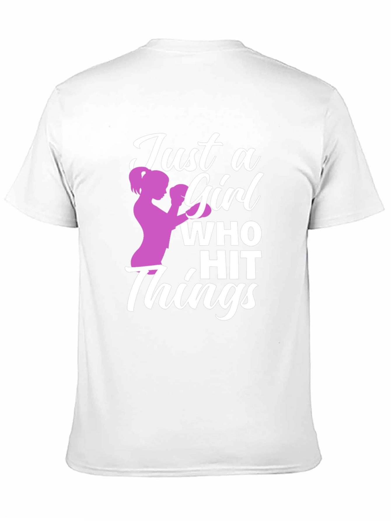 Just a Girl Who Hit Things Graphic T-Shirt
