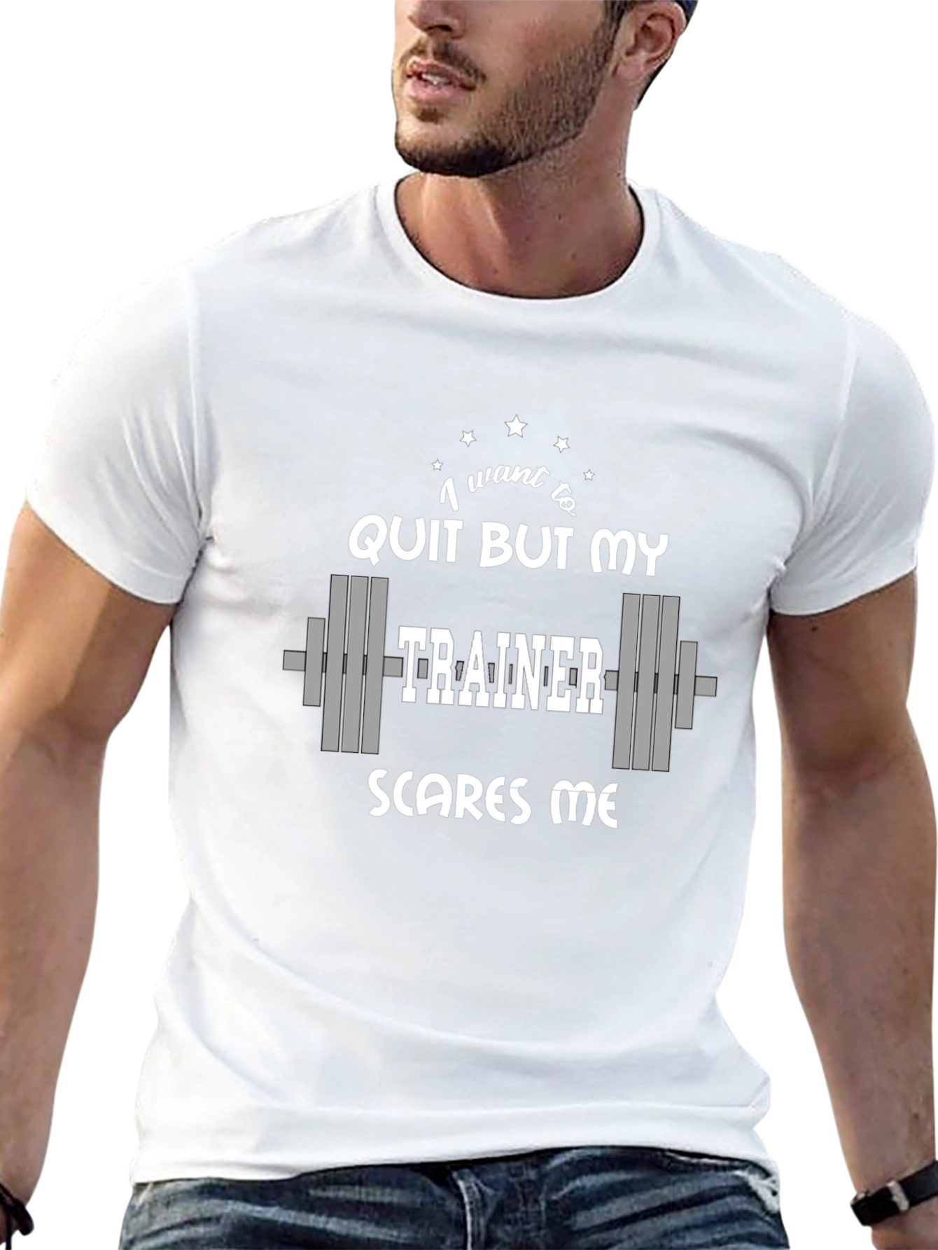 Funny Gym Trainer T-Shirt - Workout Motivation