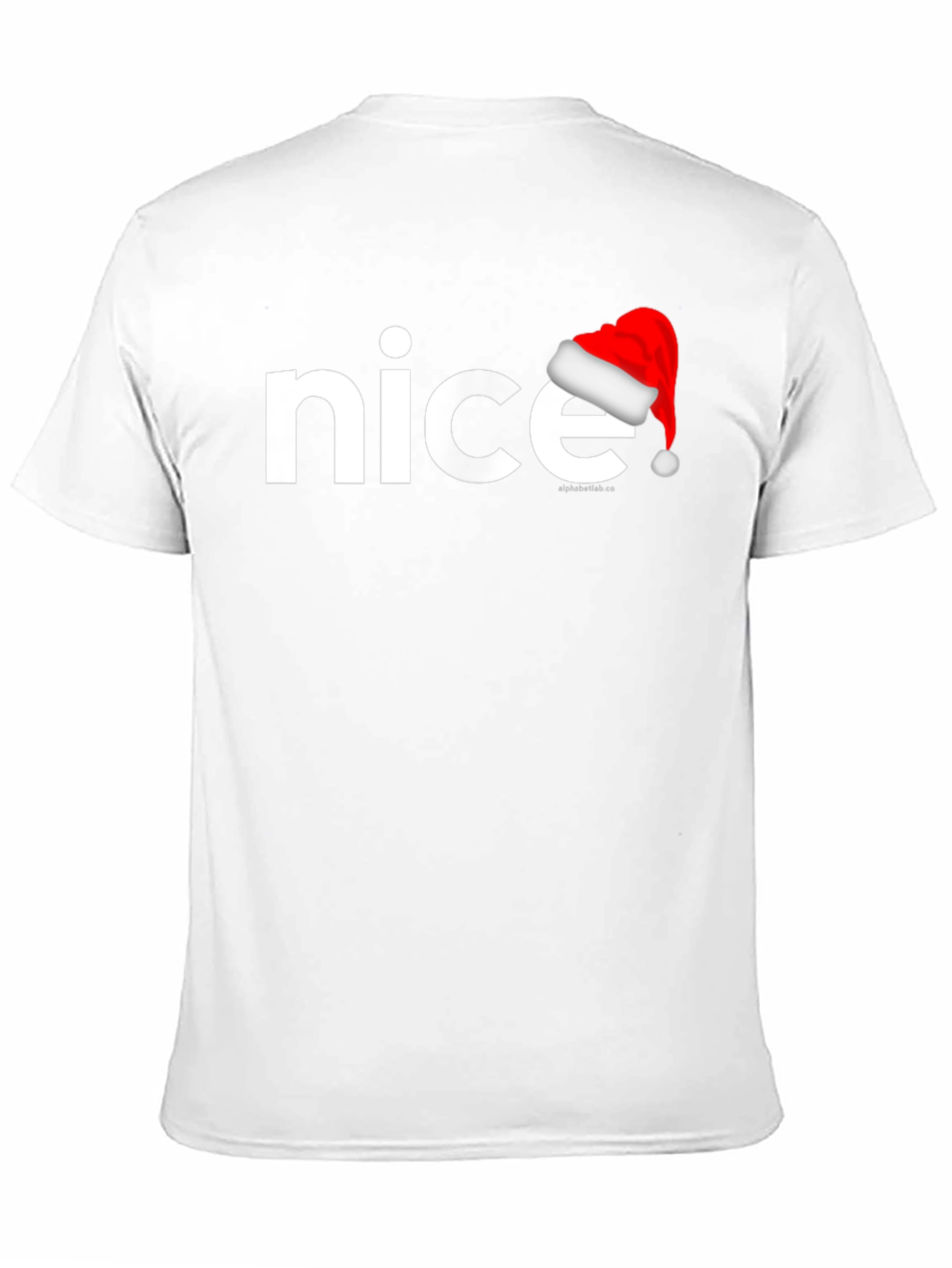 Nice Santa Hat Graphic Tee - Holiday Cheer