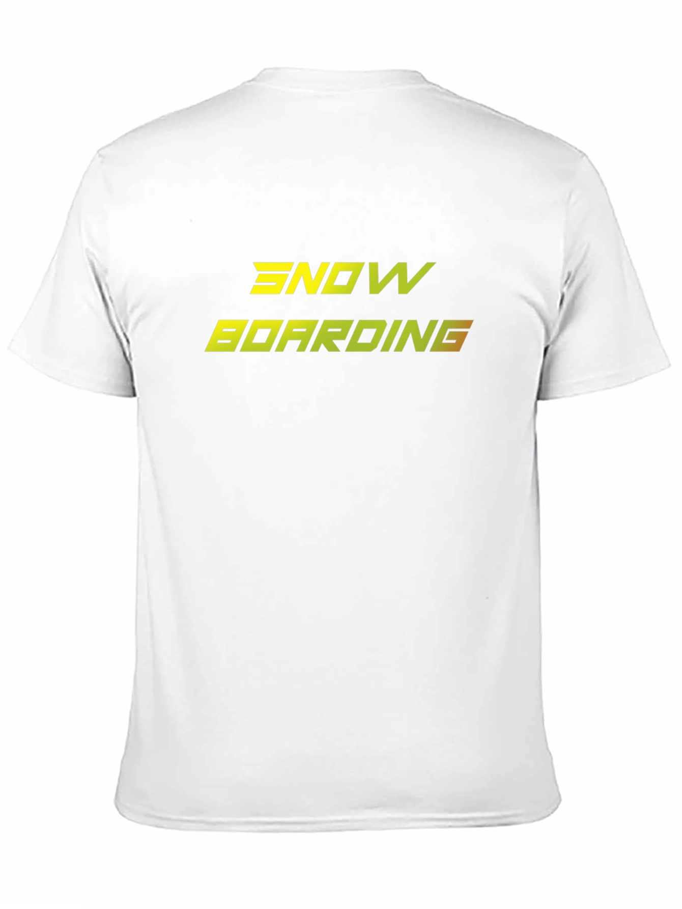 Snowboarding Graphic Tee - Black Cotton Comfort