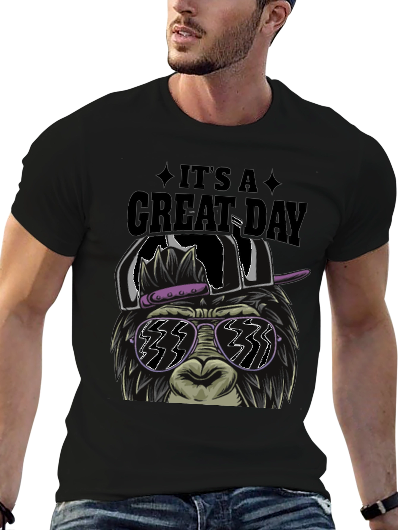 Its A Great Day Gorilla Graphic T-Shirt