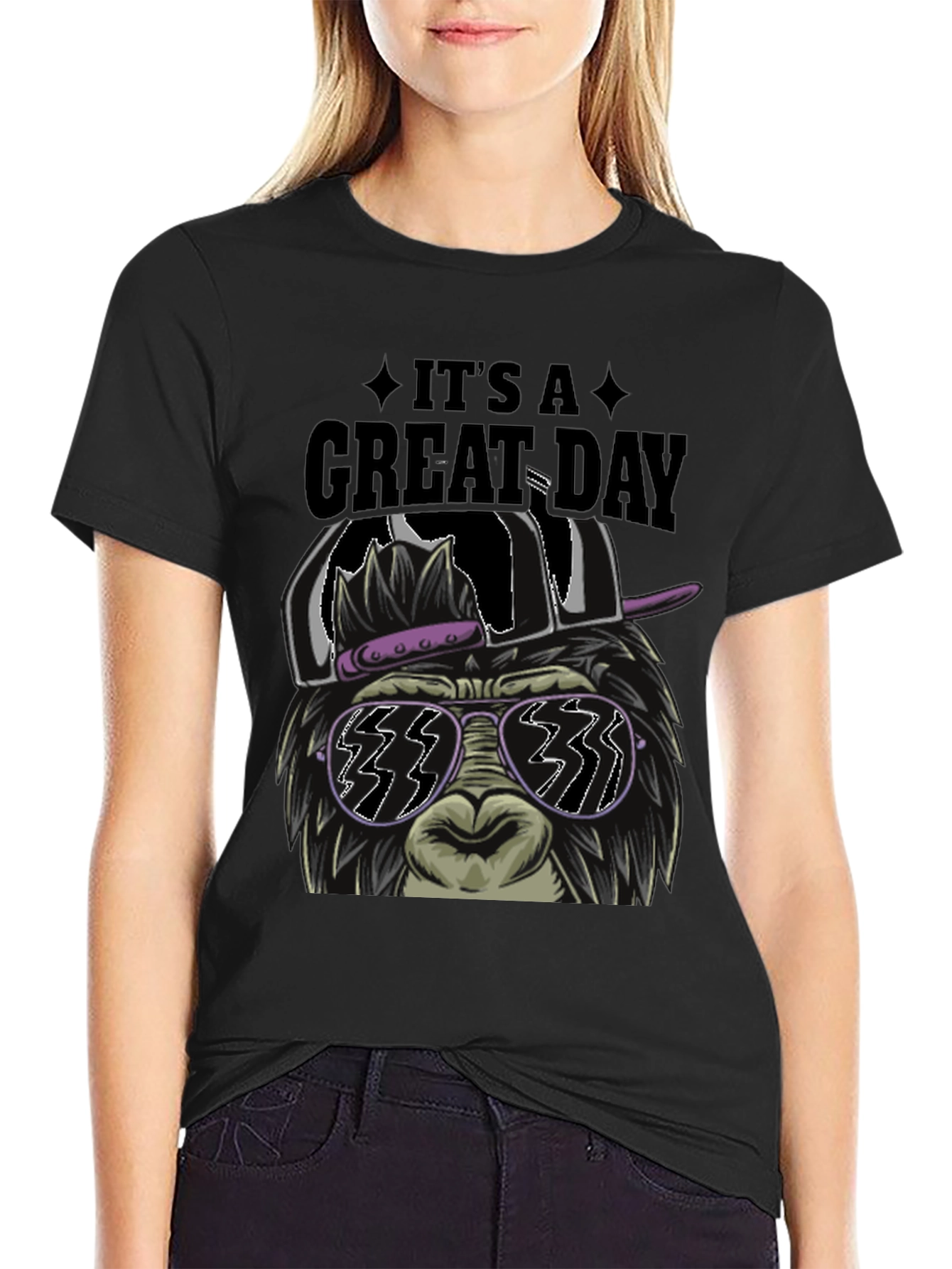Its A Great Day Gorilla Graphic T-Shirt
