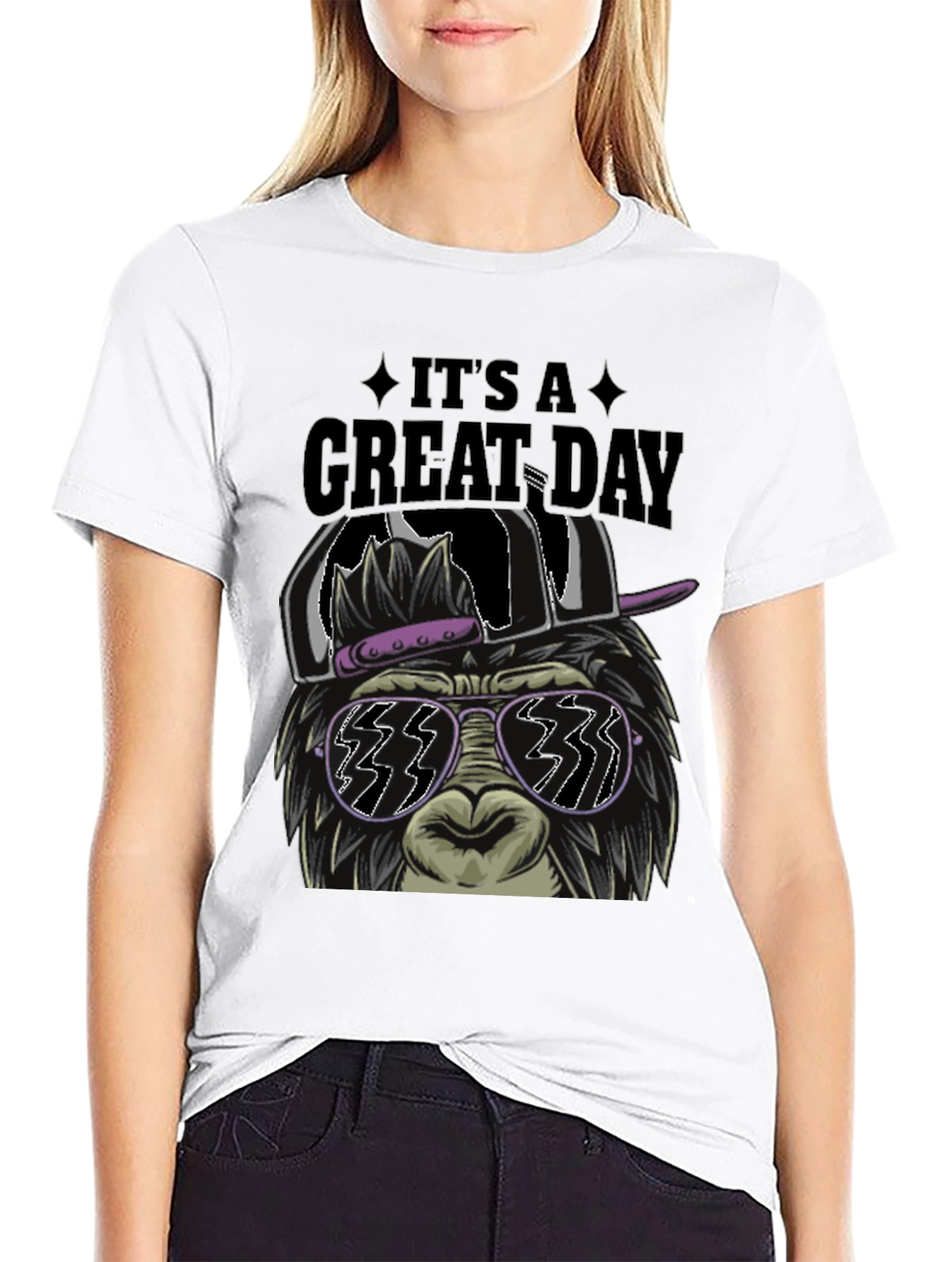 Its A Great Day Gorilla Graphic T-Shirt