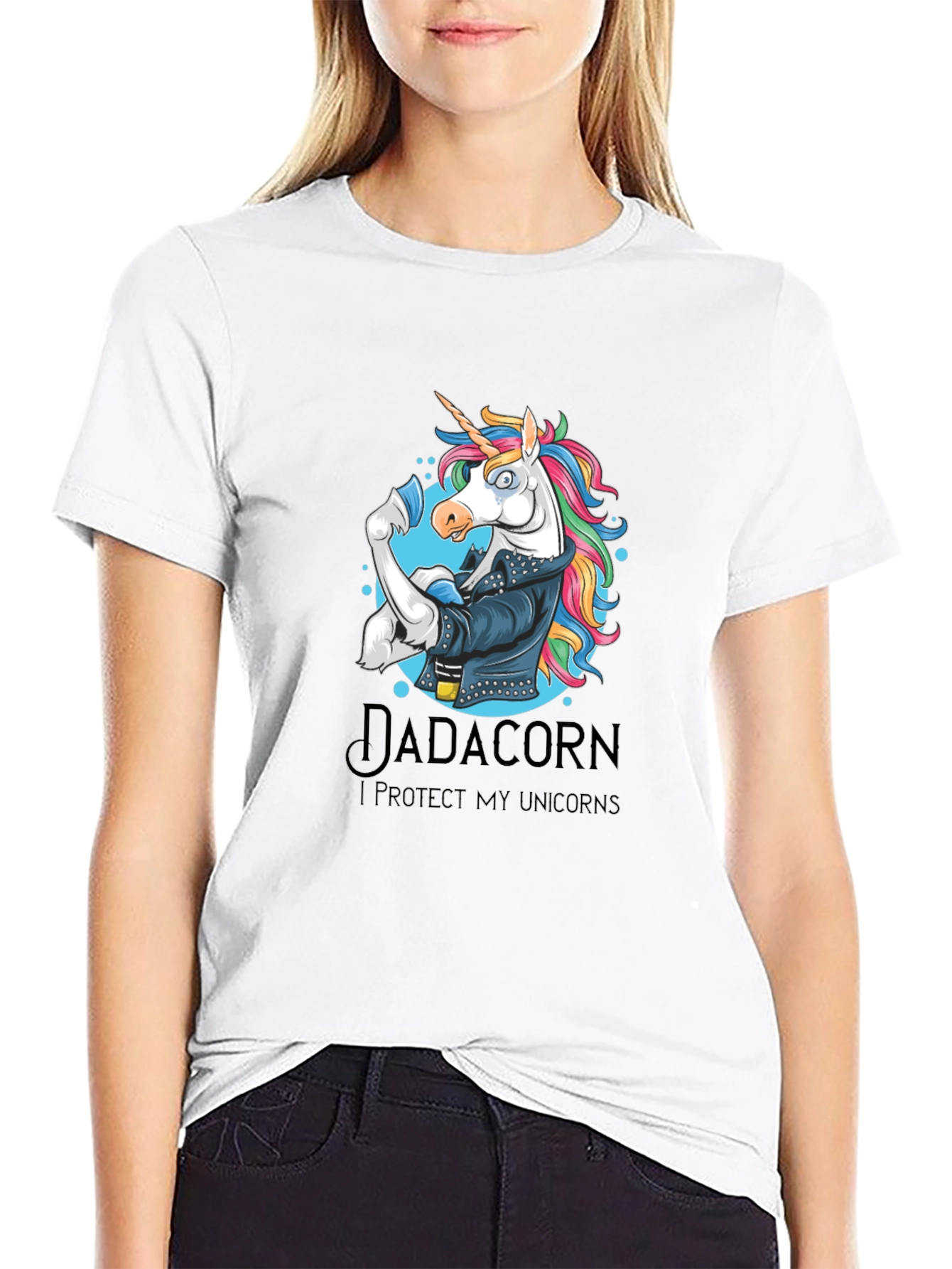 Jadacorn Unicorn Protect Graphic T-Shirt