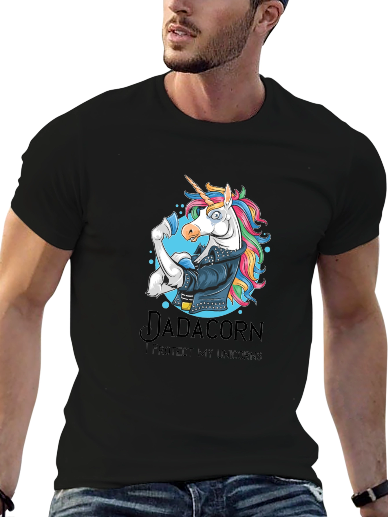 Jadacorn Unicorn Protect Graphic T-Shirt