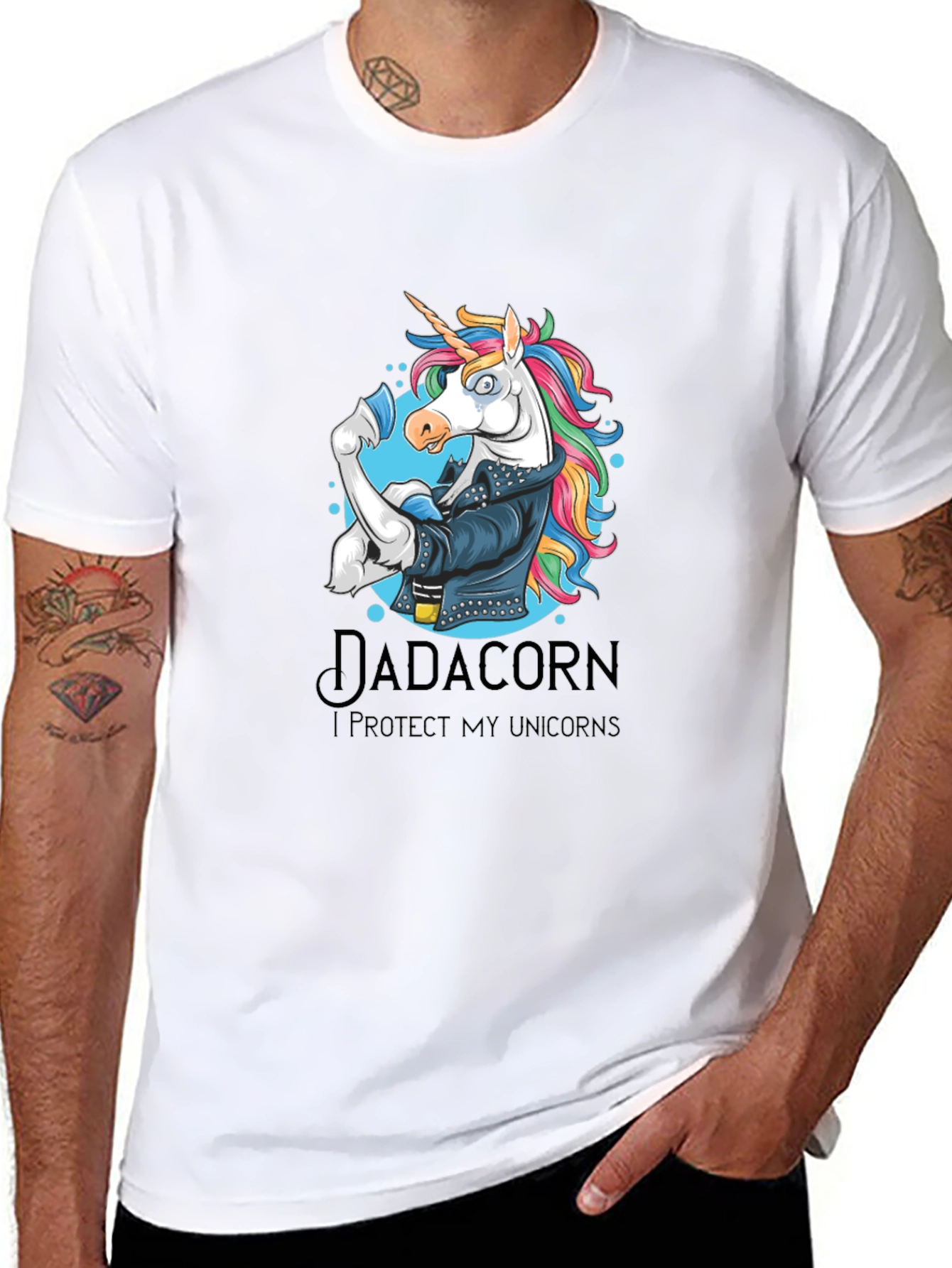 Jadacorn Unicorn Protect Graphic T-Shirt