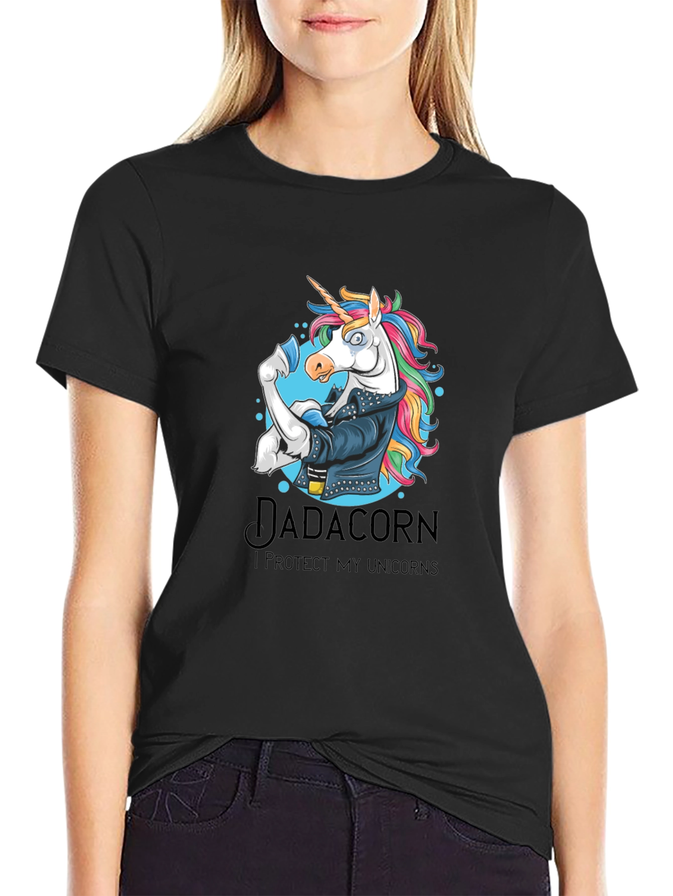 Jadacorn Unicorn Protect Graphic T-Shirt
