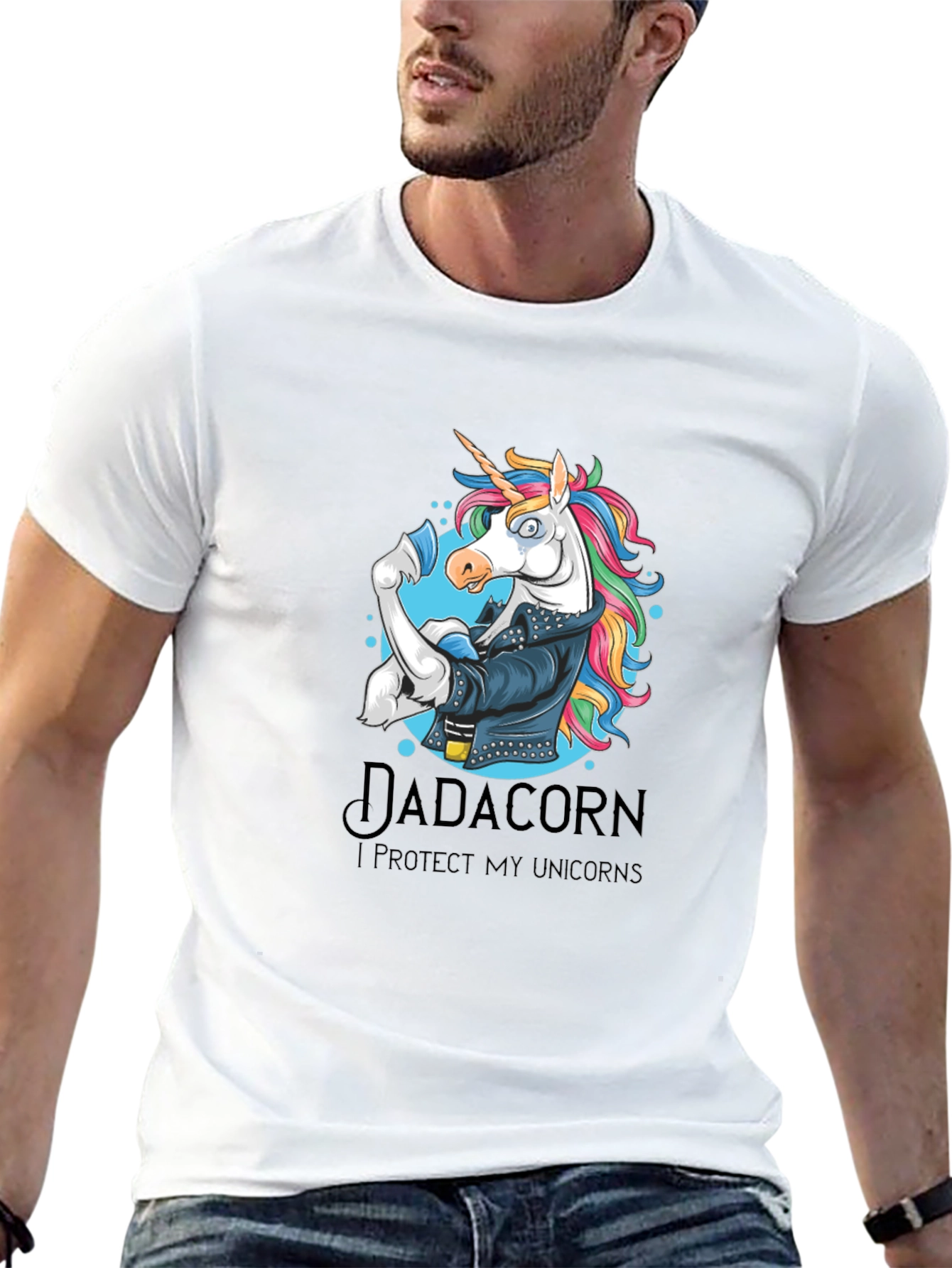 Jadacorn Unicorn Protect Graphic T-Shirt