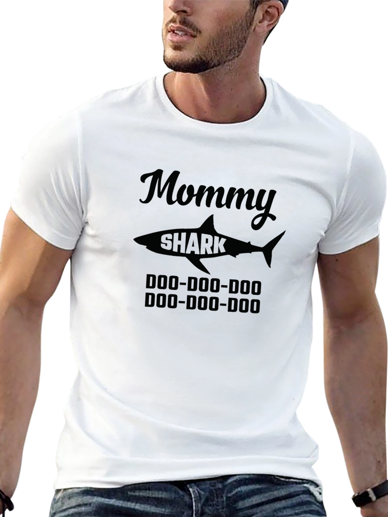 Mommy Shark Doo Doo Doo T-Shirt - Black