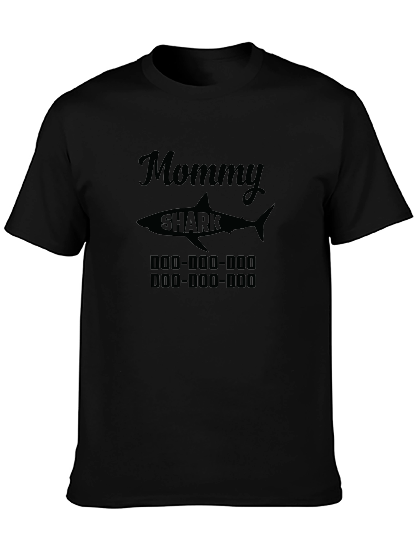Mommy Shark Doo Doo Doo T-Shirt - Black